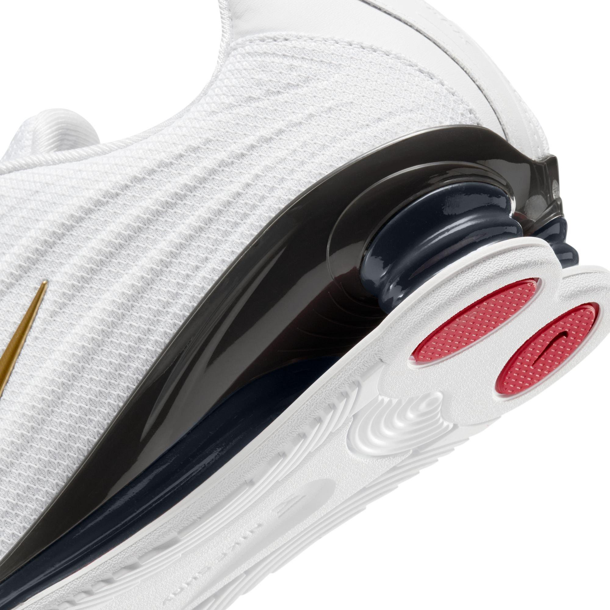 Nike Shox Z "White/Metallic Gold" Women's Shoe - WHITE/RED/GOLD Thumbnail View 10