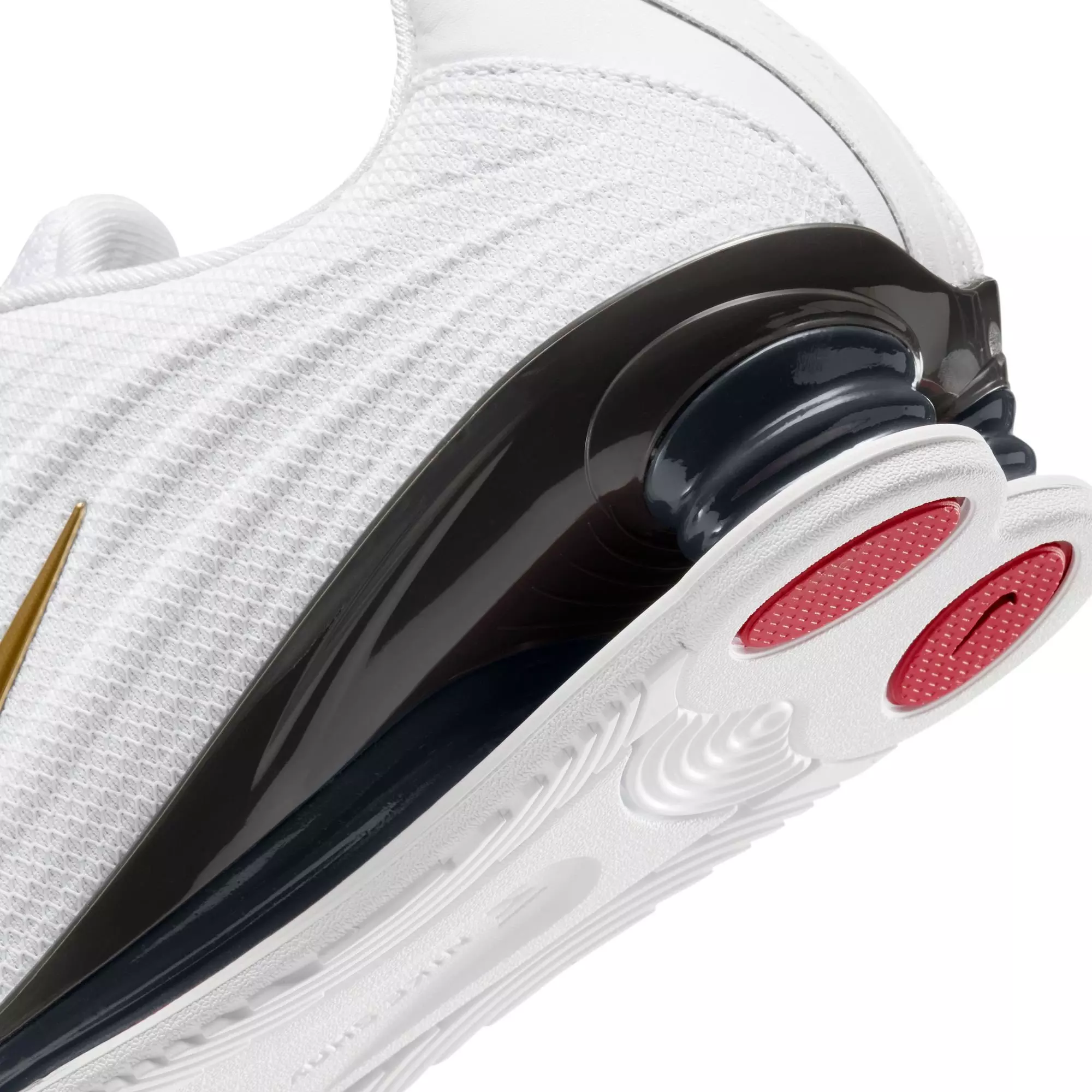 Nike Shox Z "White/Metallic Gold" Women's Shoe - WHITE/RED/GOLD