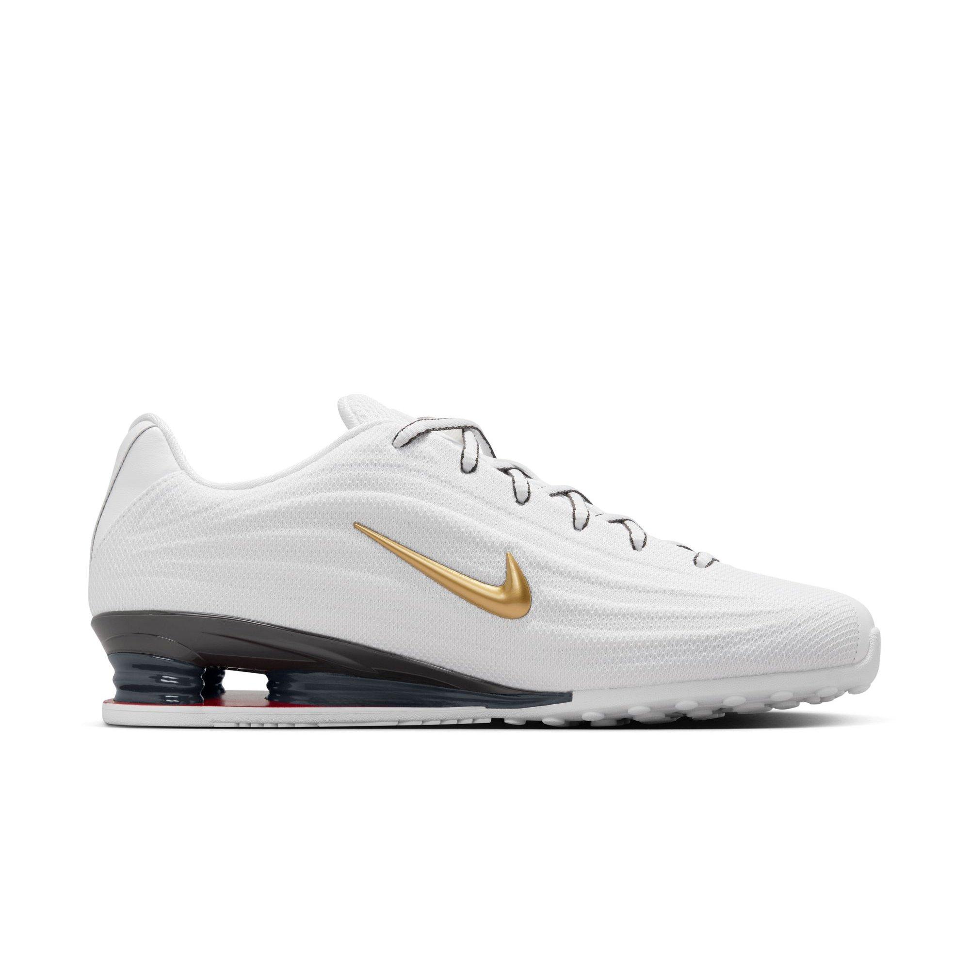 Nike Shox Z "White/Metallic Gold" Women's Shoe - WHITE/RED/GOLD Thumbnail View 2
