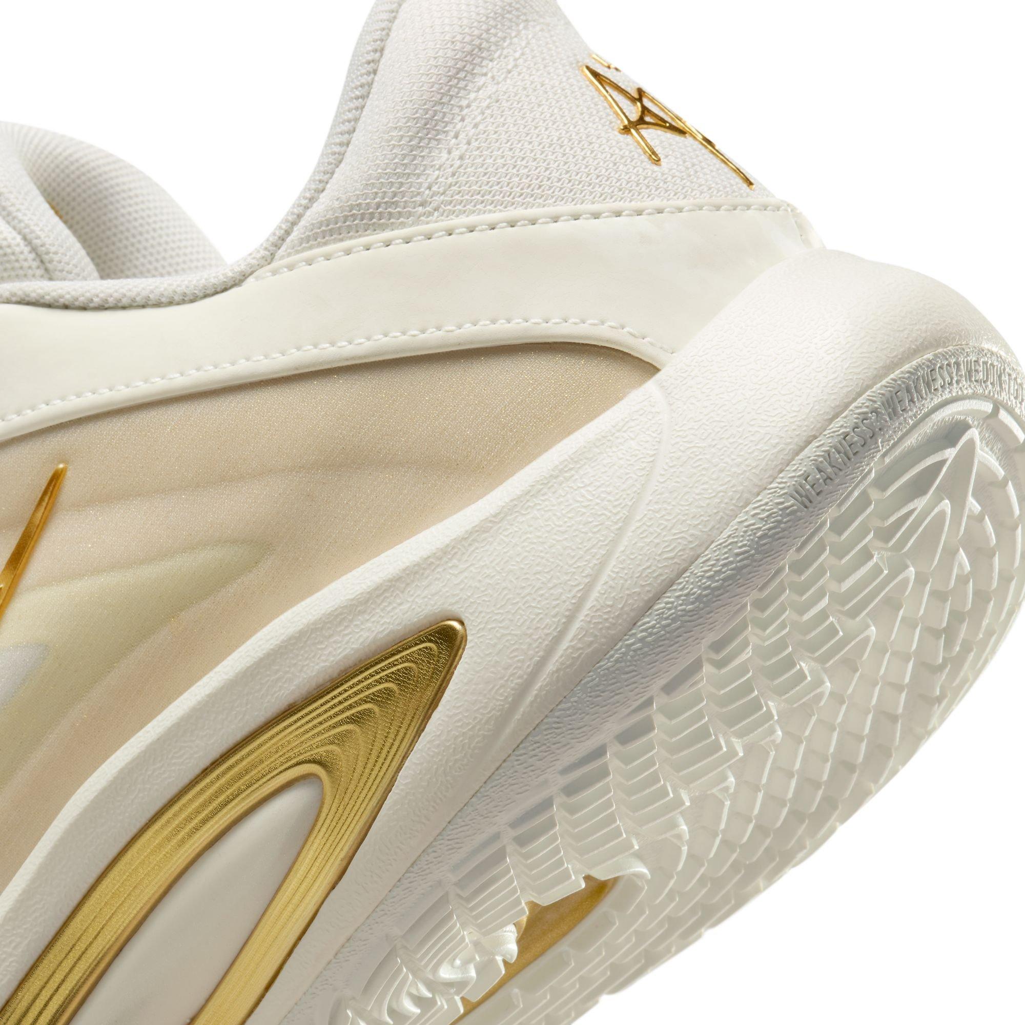 Nike A'One "Champagne Champion" Unisex Basketball Shoe - SAIL Thumbnail View 10