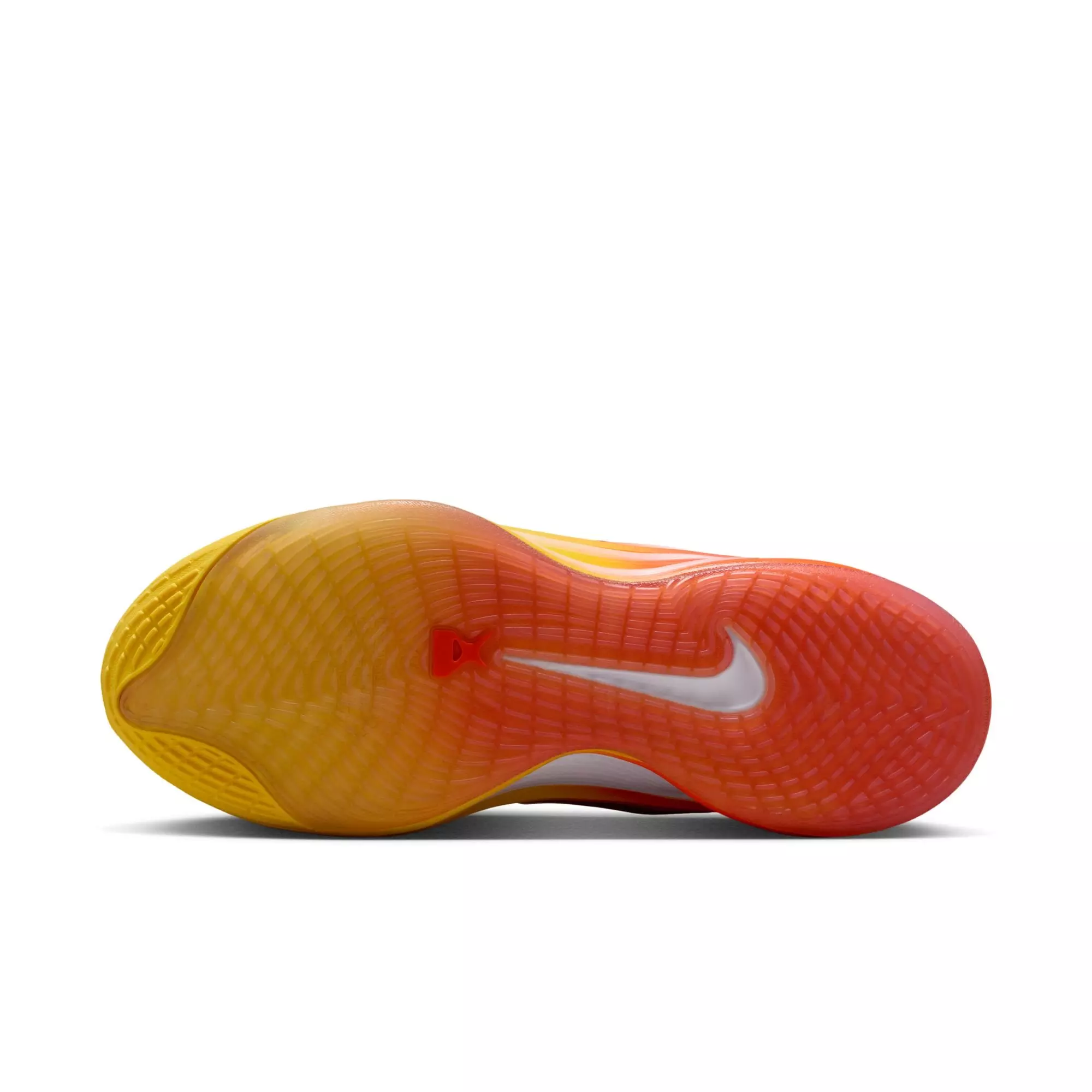 Nike A'One "Candy Corn Queen" Basketball Shoe - WHITE/SAFETY ORANGE/CHROME YELLOW