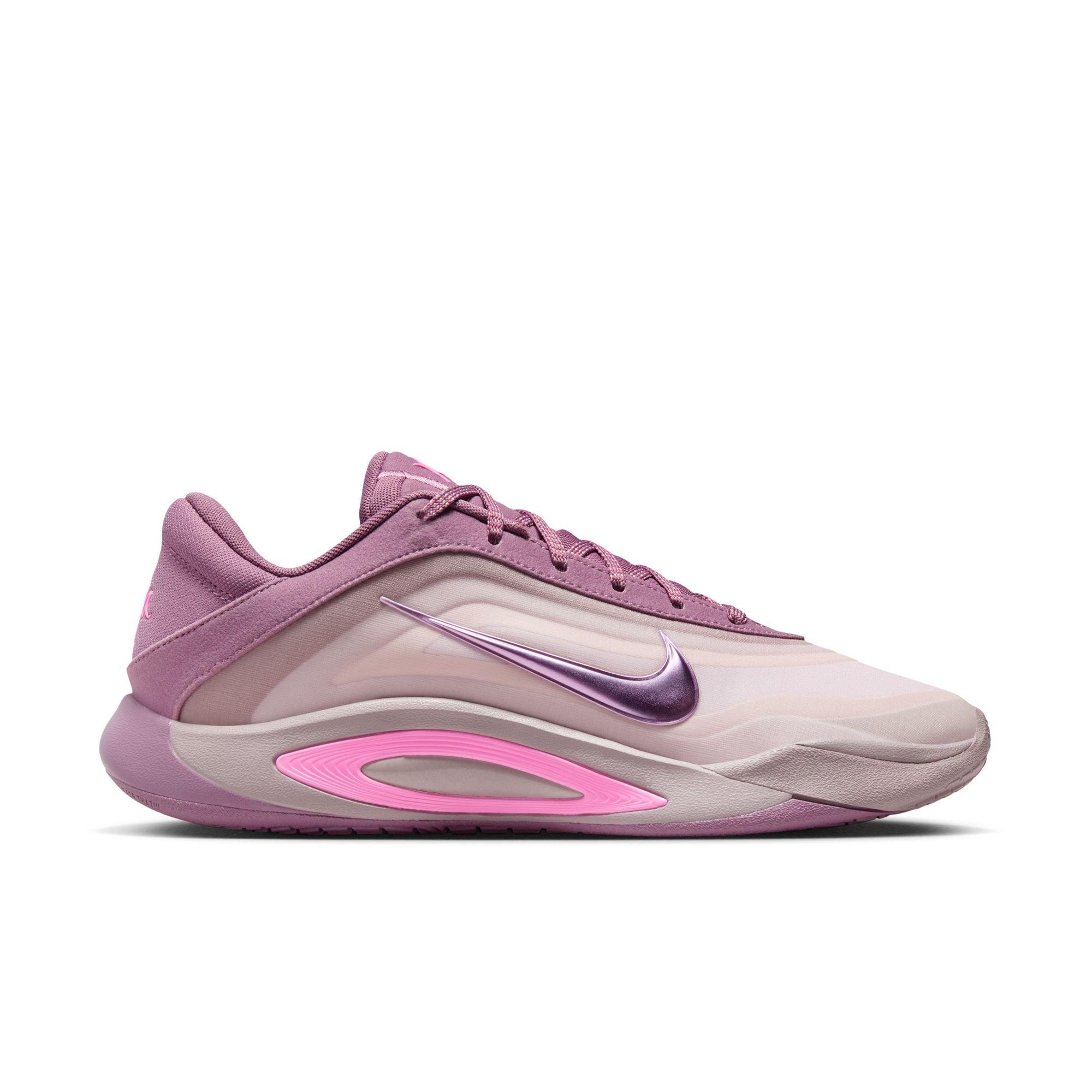 NikeBOOK1 バスケットボールシューズ ホワイト/ピンク NIKE INC A'One 'Dog Mom' Basketball Shoe | Hibbett