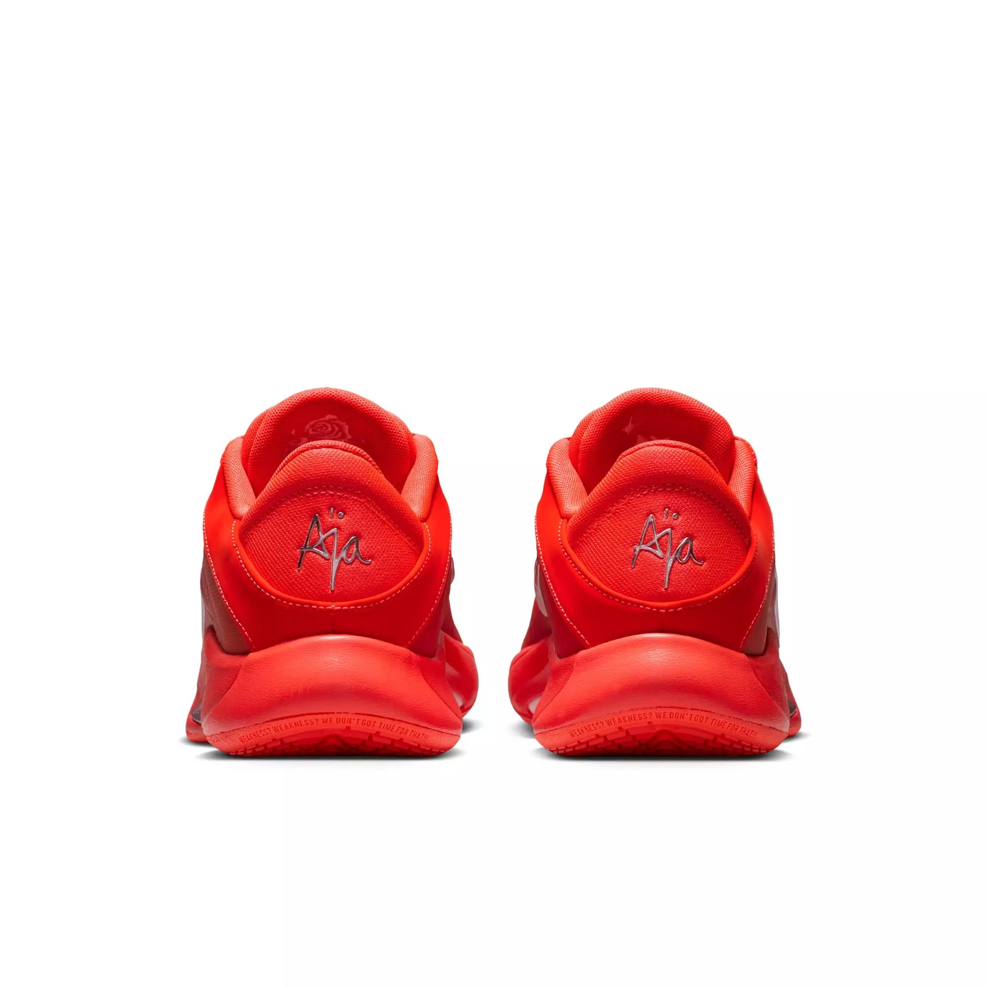 Nike A'One "Royal Flame" Basketball Shoe - BRIGHT CRIMSON/PINK FOAM