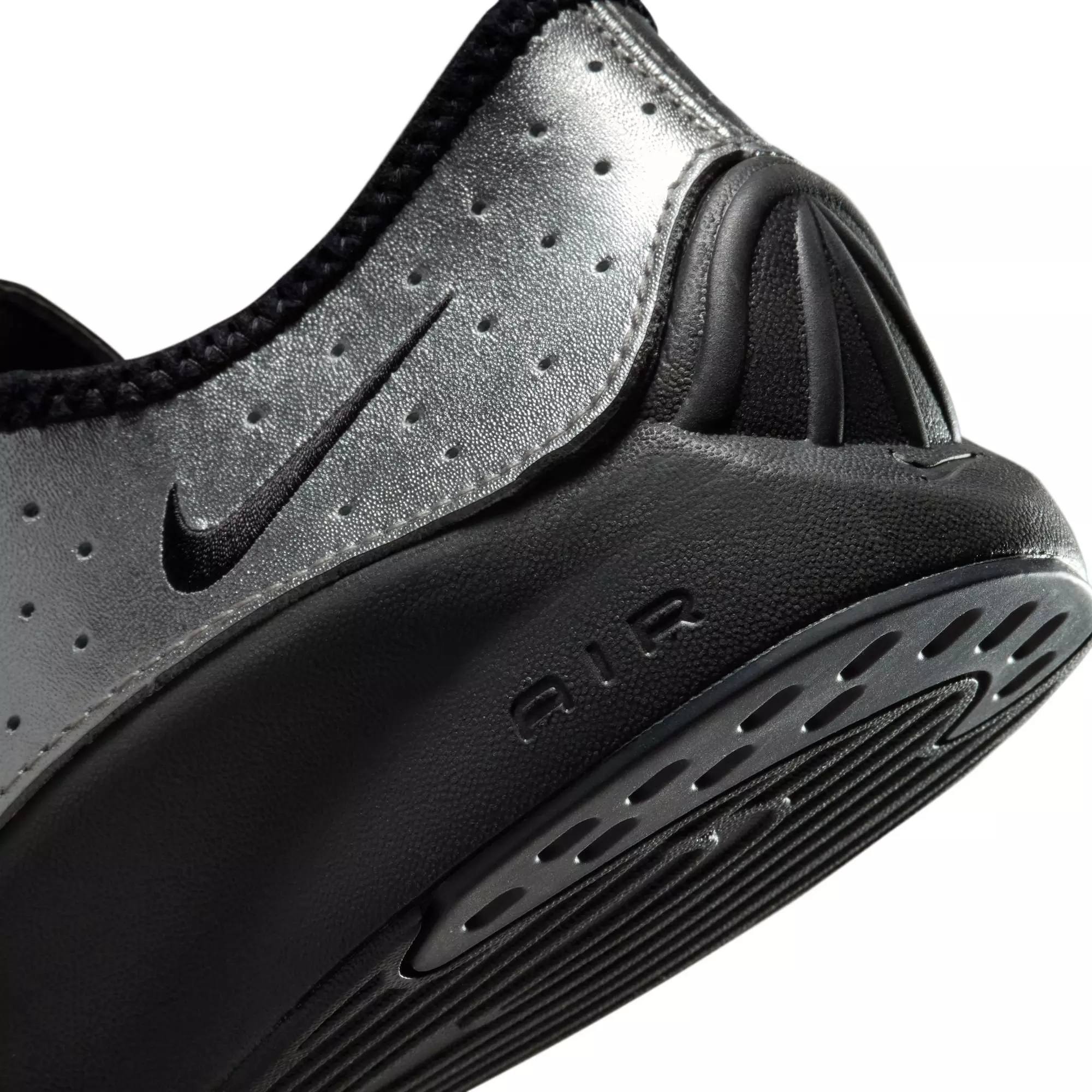 Nike Air Superfly "Metallic Silver/Black/Anthracite/Volt" Women's Shoe - SILVER/BLACK