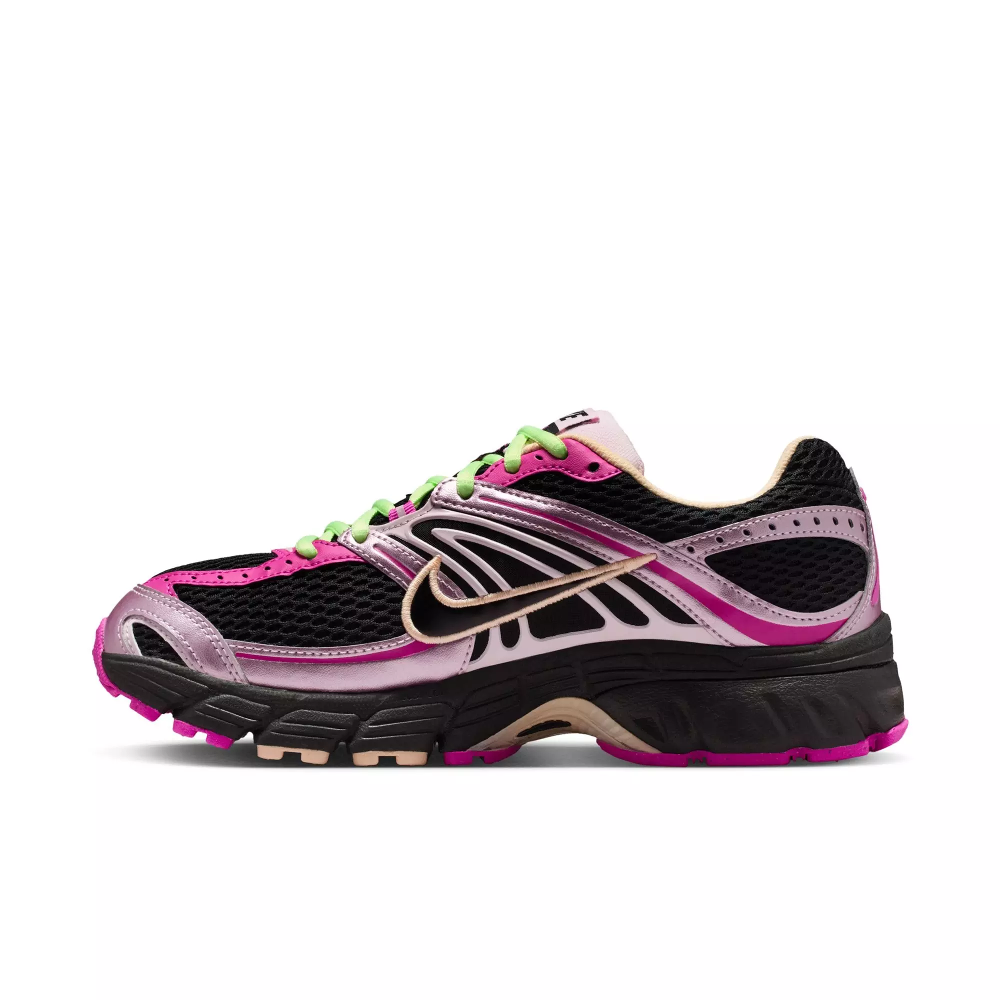 Nike Air Max Moto 2K "Black/Fire Pink/Pink Foam" Women's Shoe - BLACK/PINK
