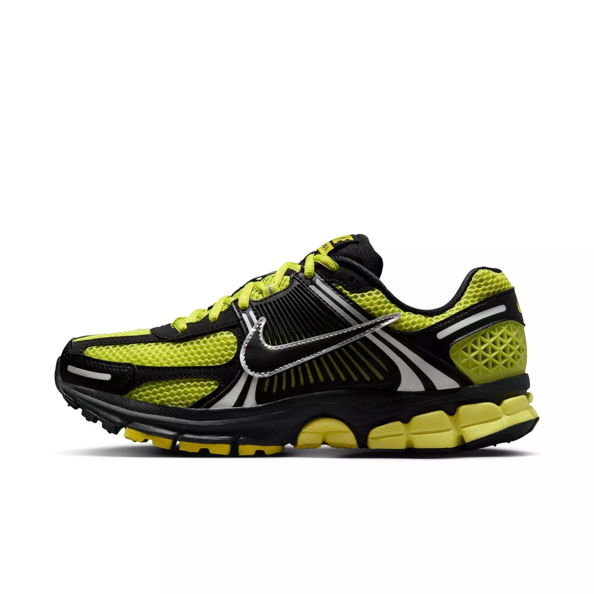 Nike Zoom Vomero 5 "Black/Cyber/Mtlc Platinum/Bright Cactus" Women's Shoe - BLACK/YELLOW