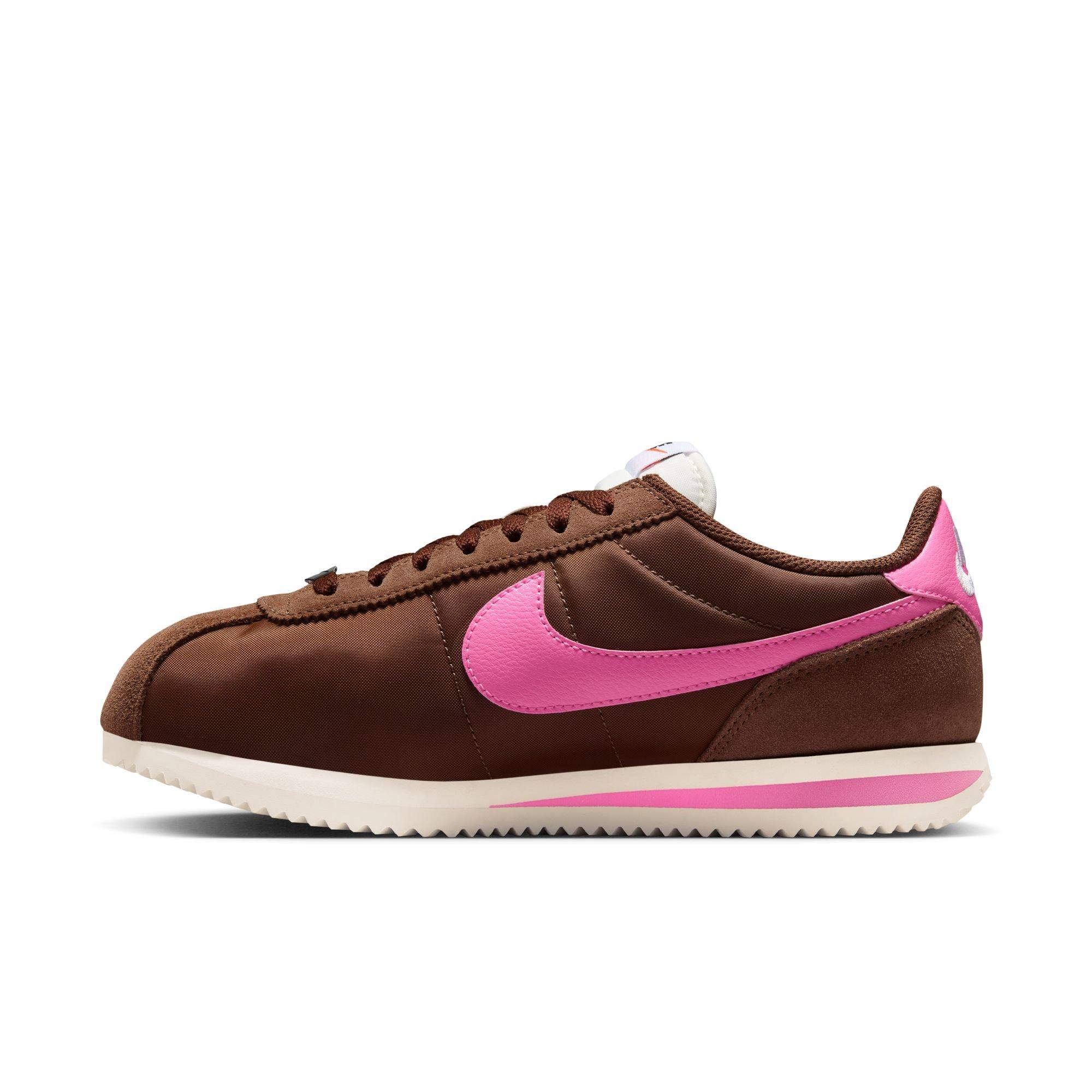 Nike Cortez "Fauna Brown/Pink Spell/Sail/White" Women's Shoe - BROWN/PINK Thumbnail View 4