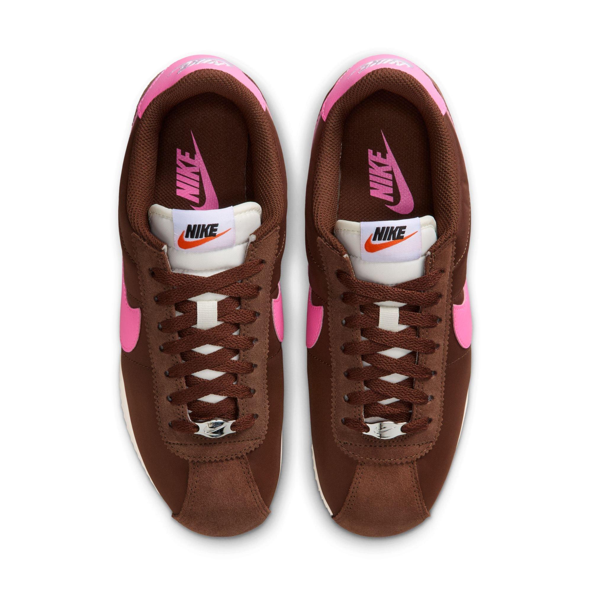 Nike Cortez "Fauna Brown/Pink Spell/Sail/White" Women's Shoe - BROWN/PINK Thumbnail View 6