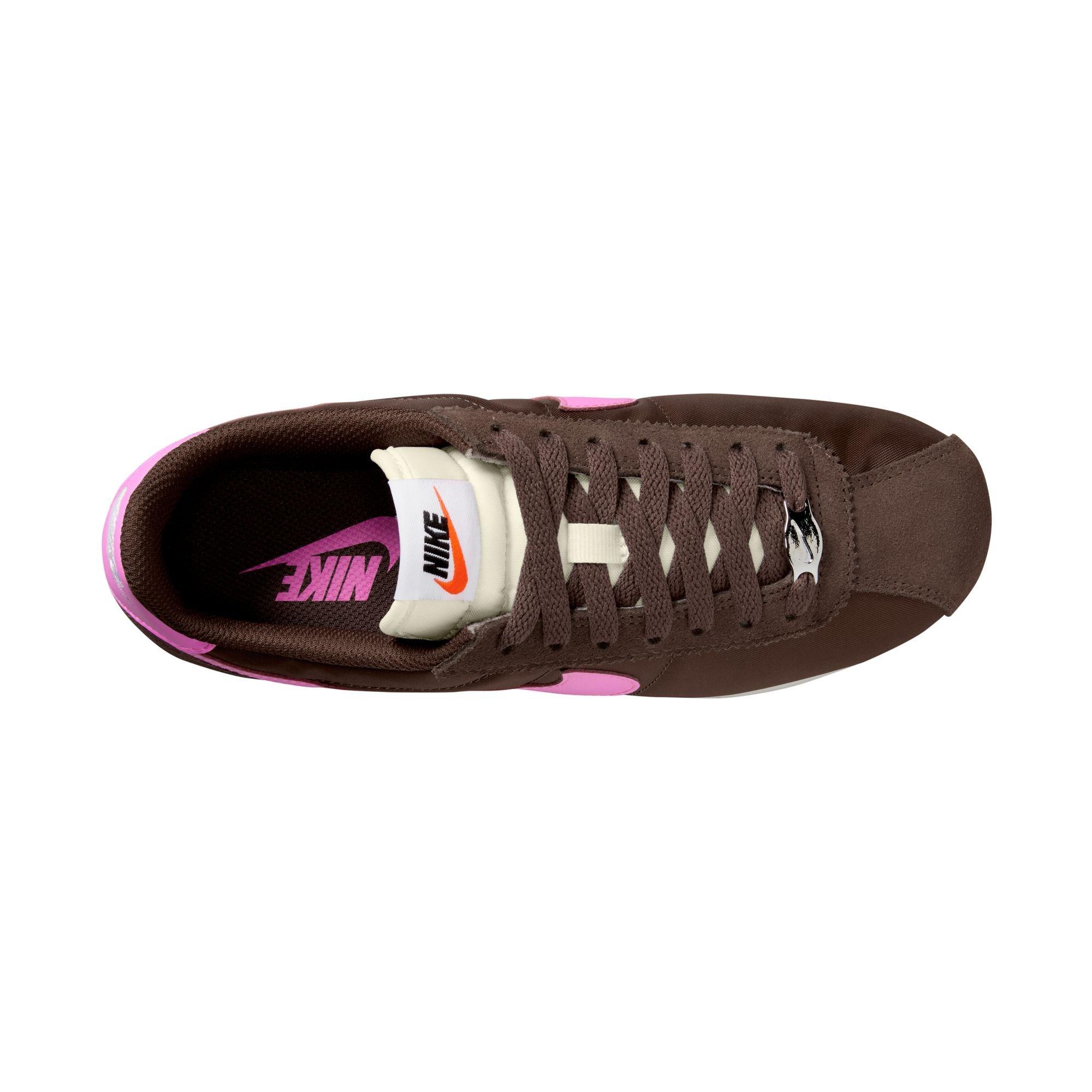 Nike Cortez "Fauna Brown/Pink Spell/Sail/White" Women's Shoe - BROWN/PINK Thumbnail View 8