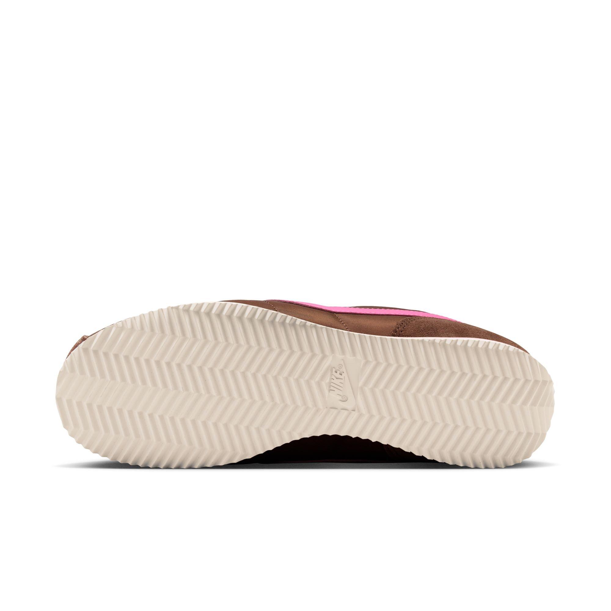 Nike Cortez "Fauna Brown/Pink Spell/Sail/White" Women's Shoe - BROWN/PINK Thumbnail View 9