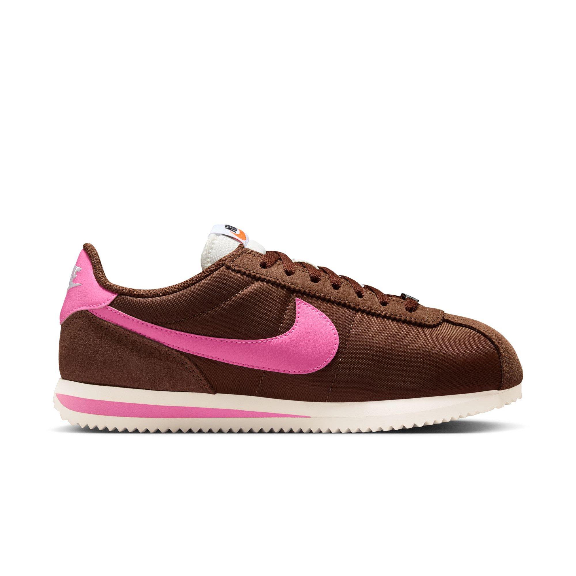 Nike Cortez "Fauna Brown/Pink Spell/Sail/White" Women's Shoe - BROWN/PINK Thumbnail View 1