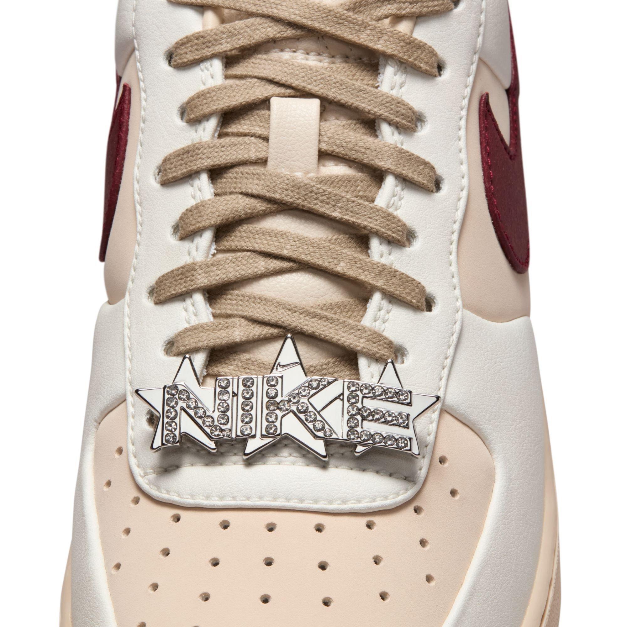 Nike Air Force 1 '07 "Pearl White/Team Red/Khaki" Women's Shoe - CREAM/RED Thumbnail View 11