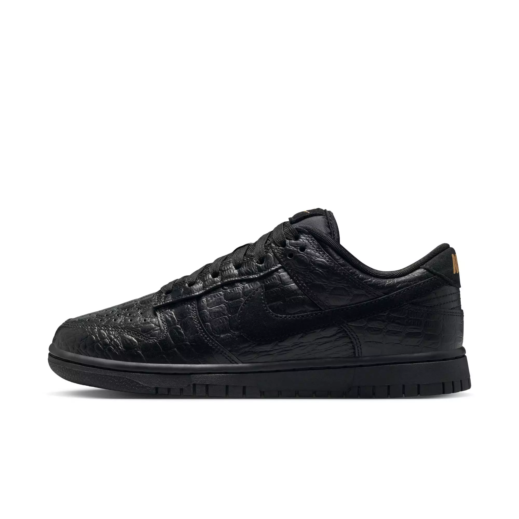 Nike Dunk Low "Black Croc" Women's Shoe - BLACK