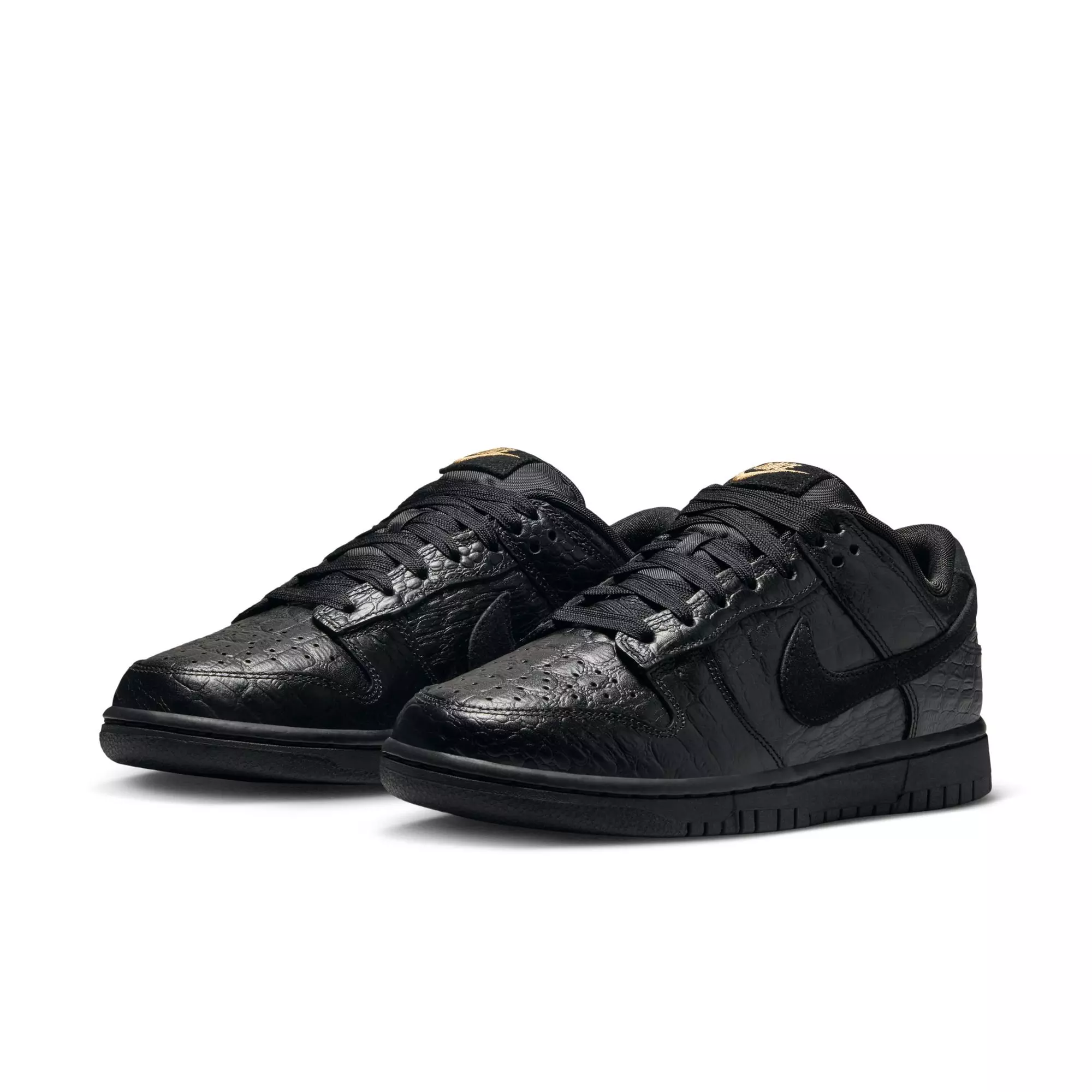 Nike Dunk Low "Black Croc" Women's Shoe - BLACK