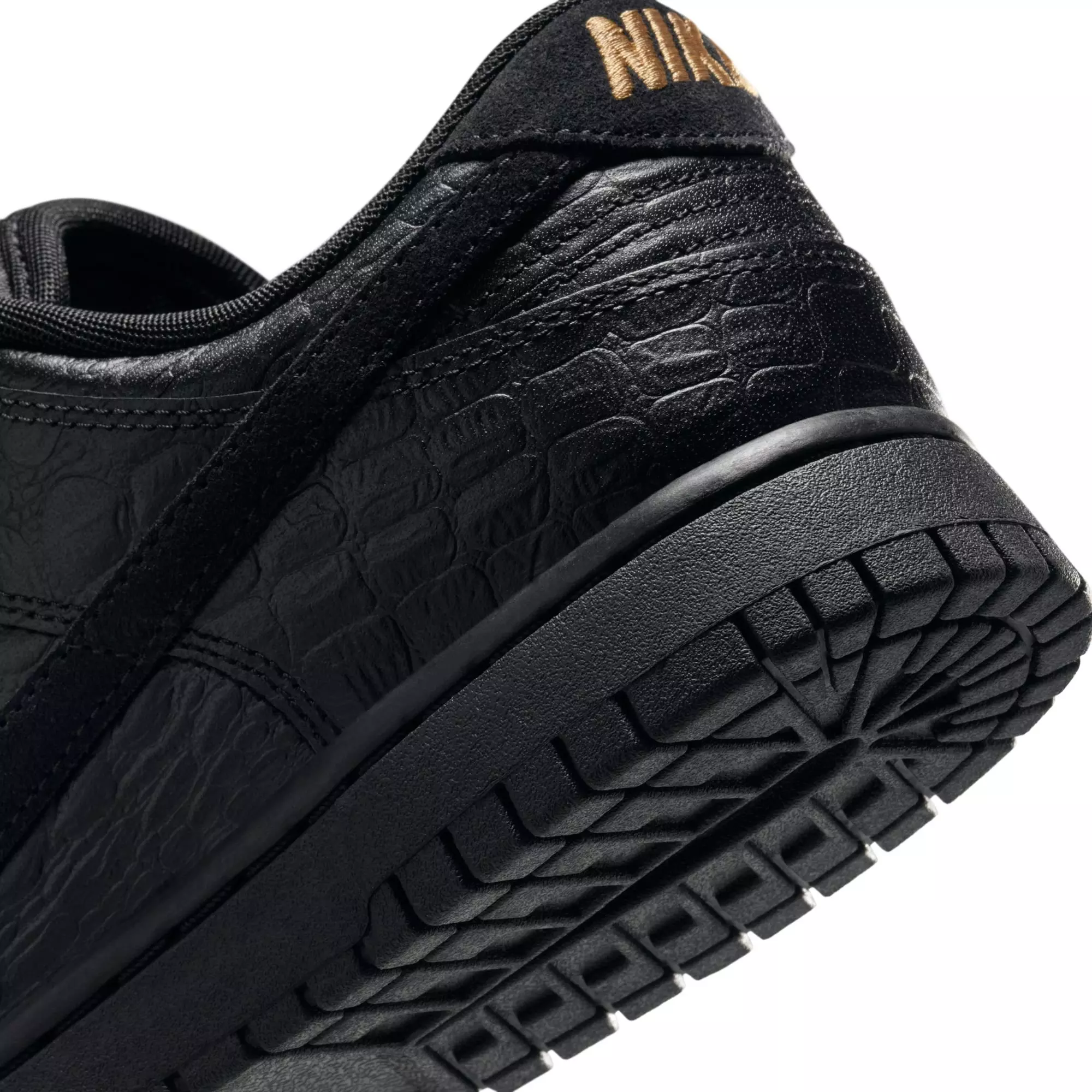 Nike Dunk Low "Black Croc" Women's Shoe - BLACK