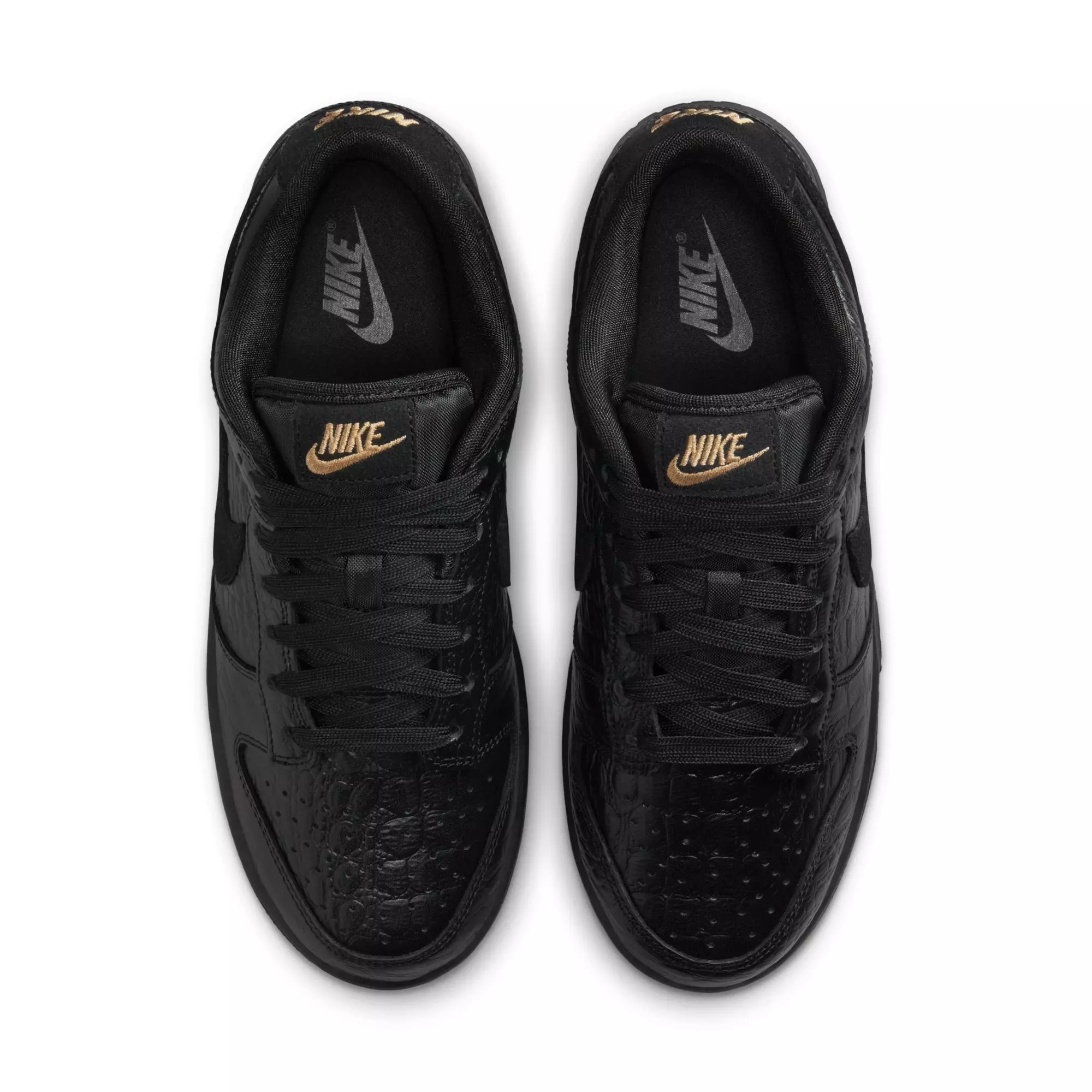 Nike Dunk Low "Black Croc" Women's Shoe - BLACK