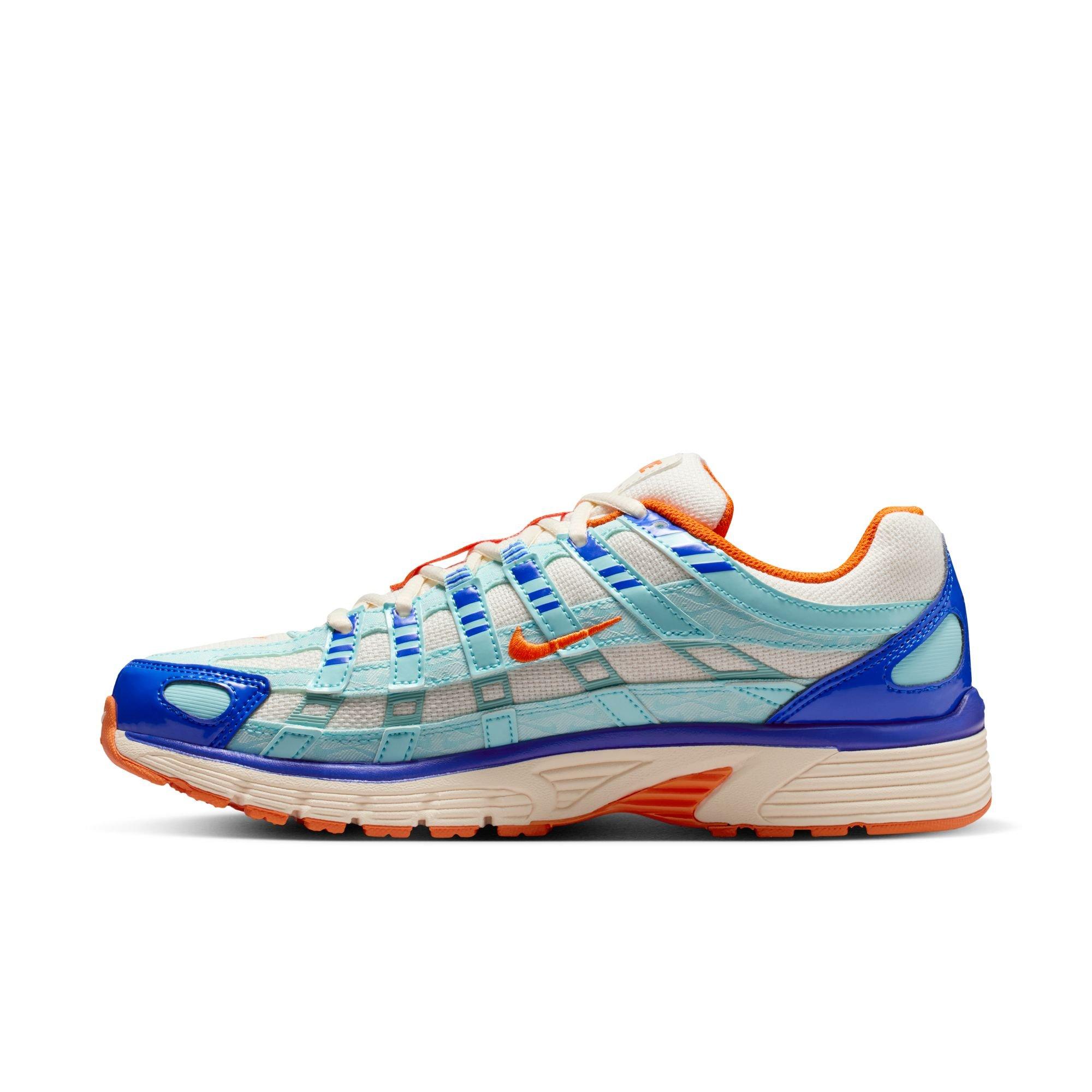Nike P-6000 "Summit White/Safety Orange/Racer Blue" Women's Shoe - BLUE/PINK Thumbnail View 4