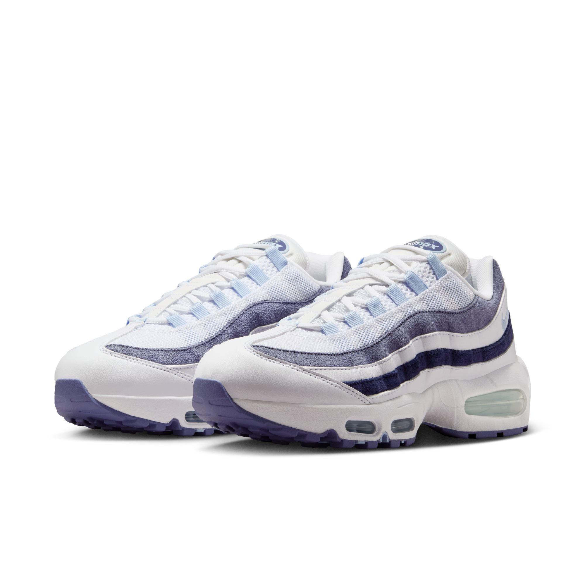 Nike Air Max 95 "White/Celestine Blue/World Indigo" Women's Shoe - WHITE/NAVY Thumbnail View 5