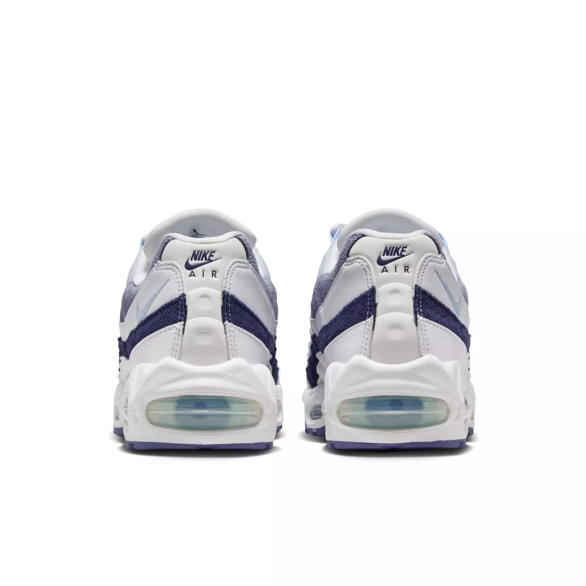Nike Air Max 95 "White/Celestine Blue/World Indigo" Women's Shoe - WHITE/NAVY