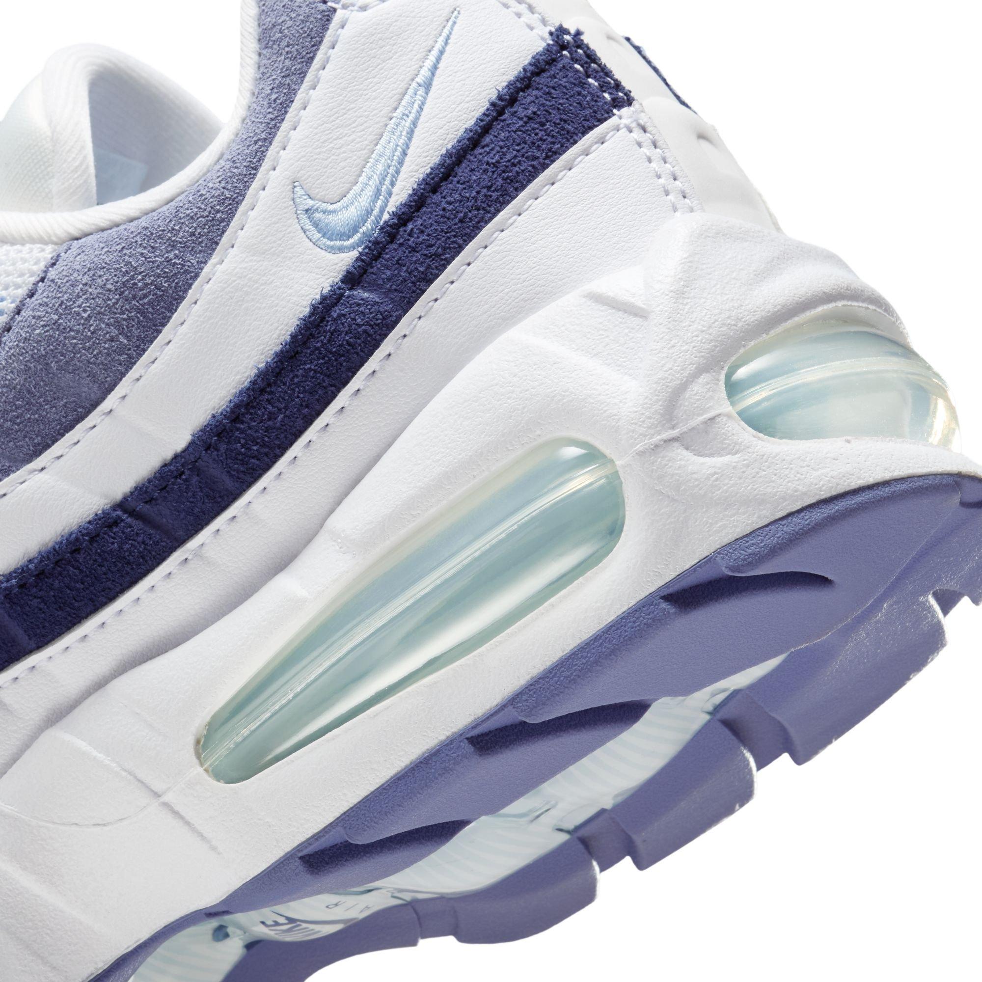 Nike Air Max 95 "White/Celestine Blue/World Indigo" Women's Shoe - WHITE/NAVY Thumbnail View 10