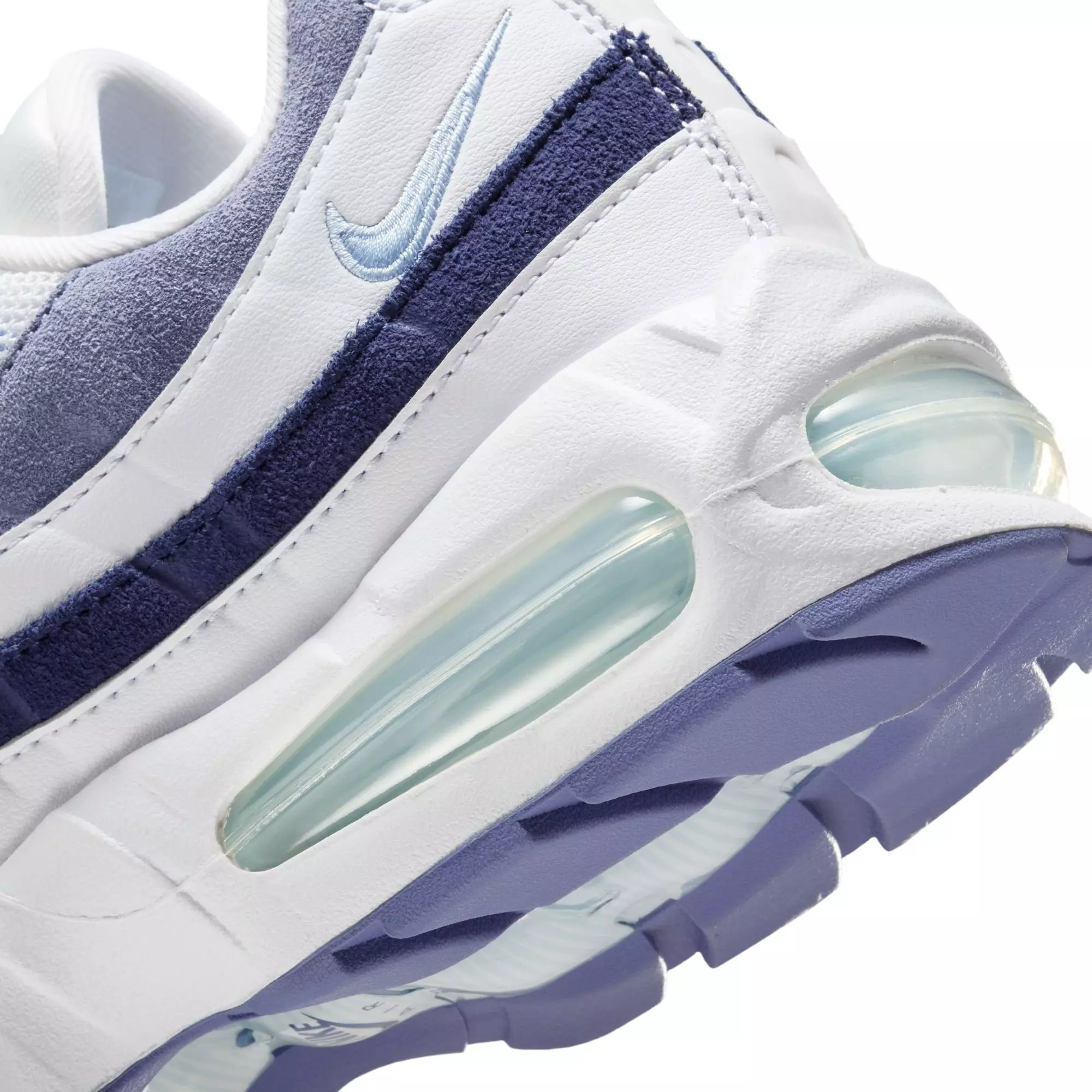Nike Air Max 95 "White/Celestine Blue/World Indigo" Women's Shoe - WHITE/NAVY