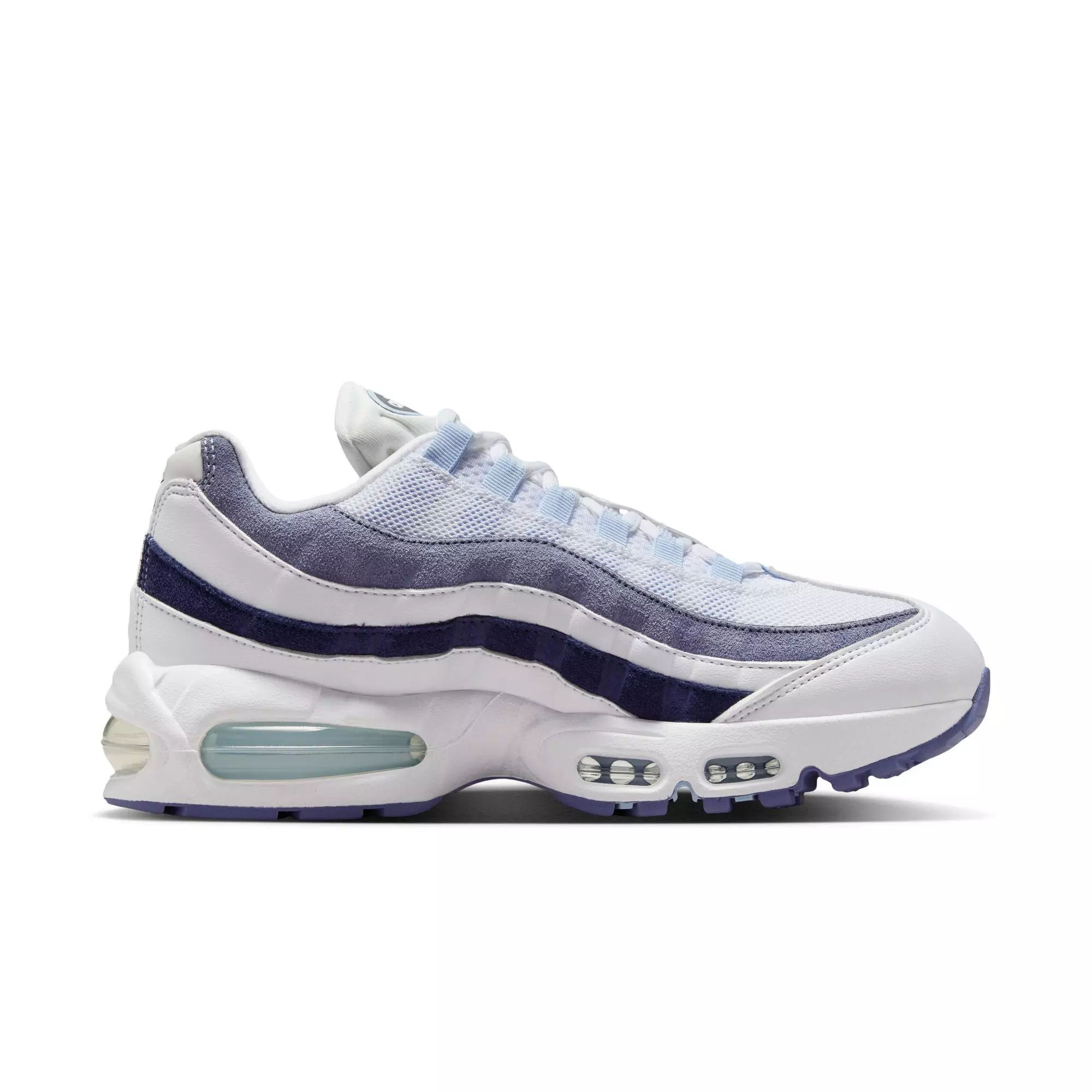 Nike Air Max 95 "White/Celestine Blue/World Indigo" Women's Shoe - WHITE/NAVY