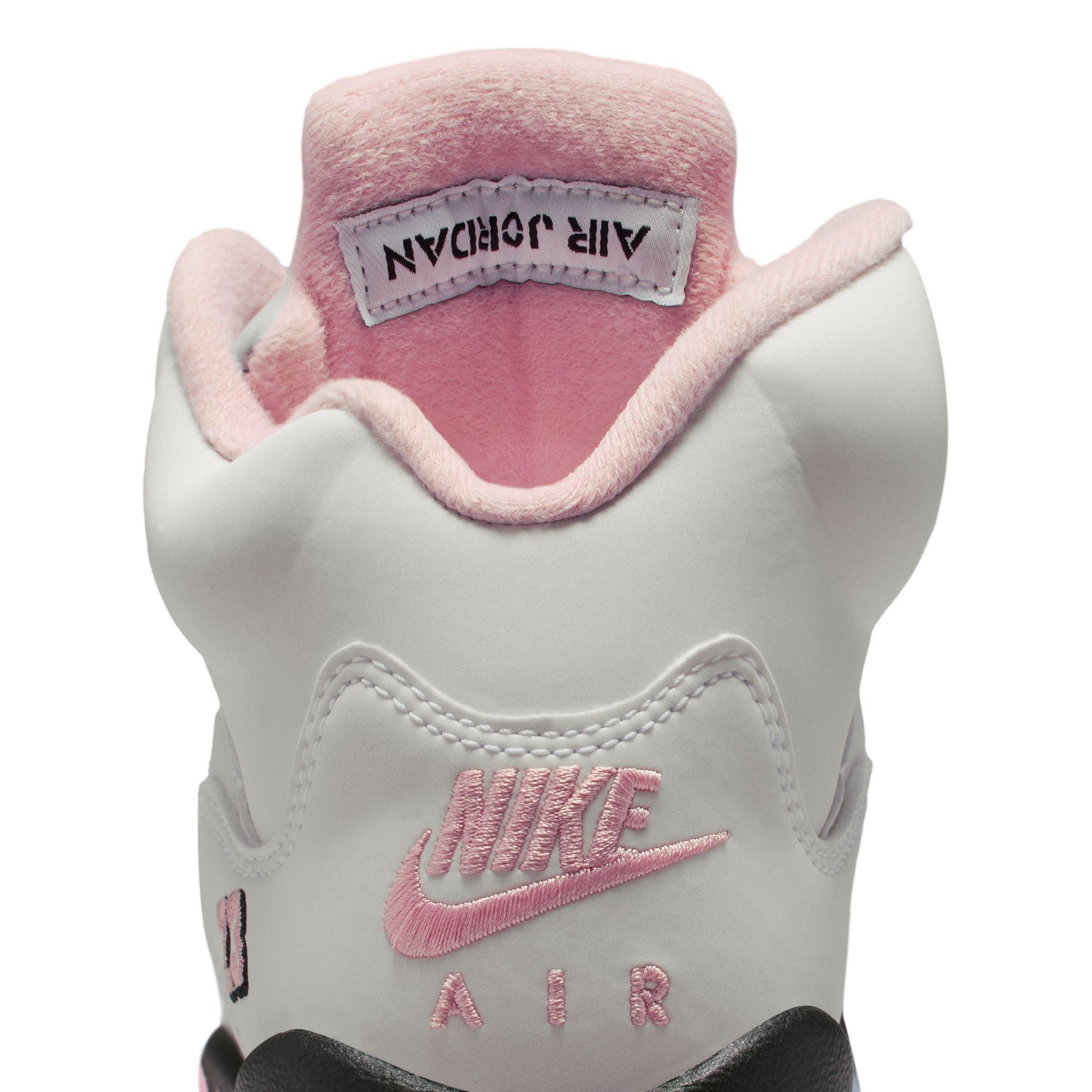 Jordan 5 Retro Grade School Kids' "Medium Soft Pink" Shoe