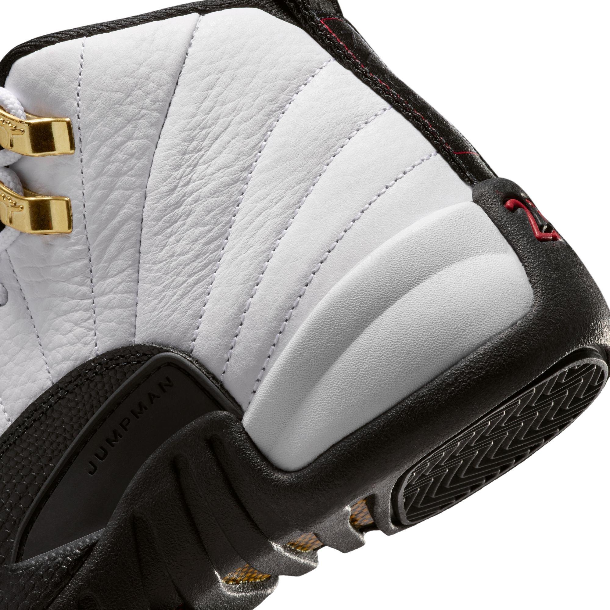 Jordan 12 Retro Grade School Kids' "Taxi" Shoe