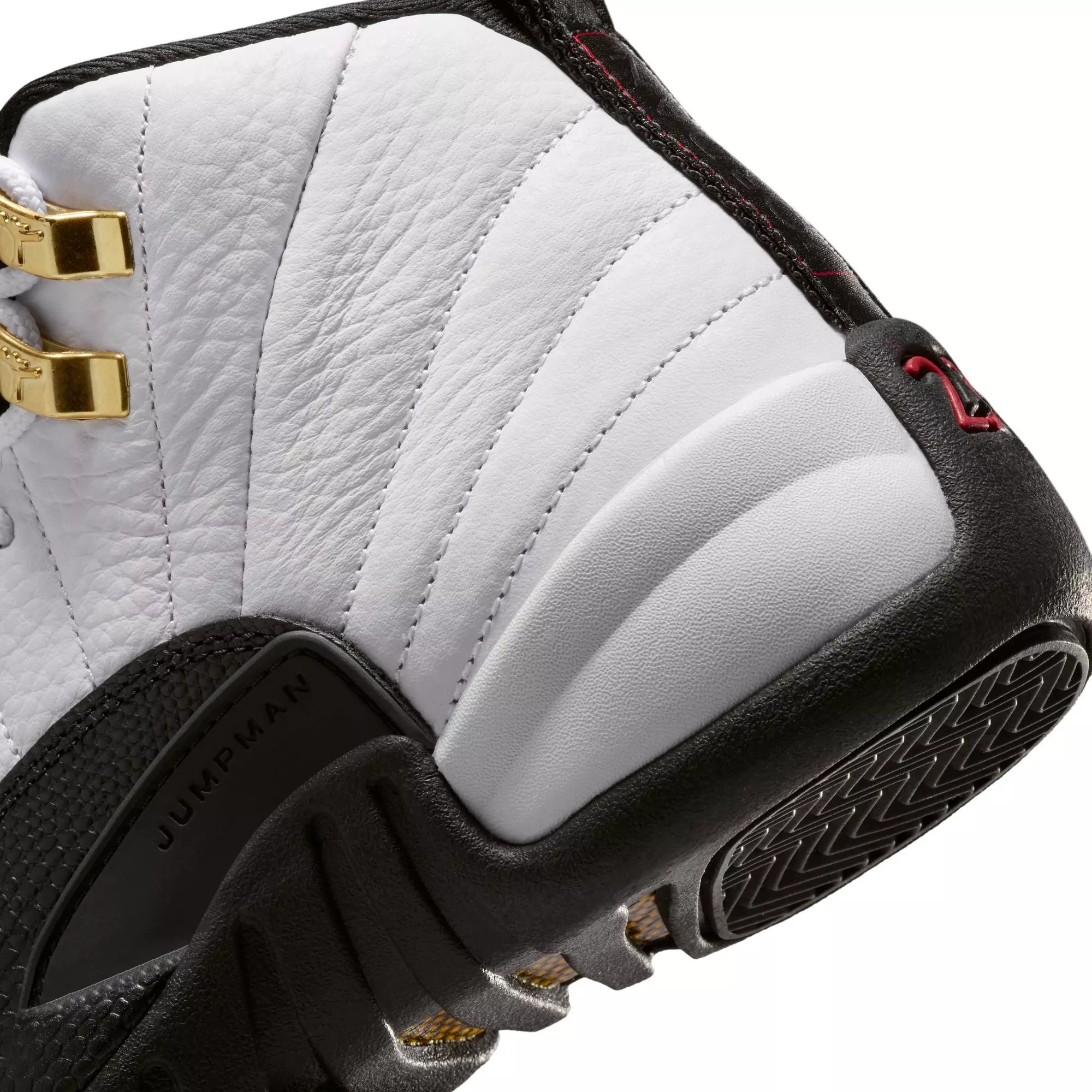 Jordan 12 Retro "Taxi" Grade School Kids' Shoe - WHITE/BLACK