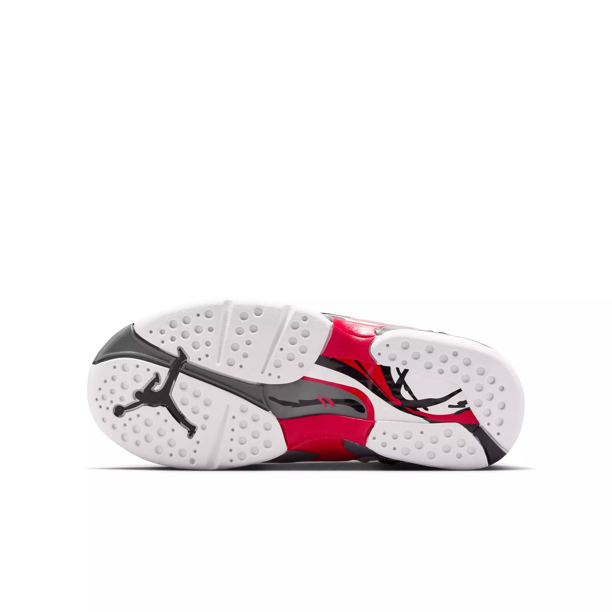 Jordan 8 Retro "White and True Red" Grade School Kids' Shoe - WHITE/BLACK/RED