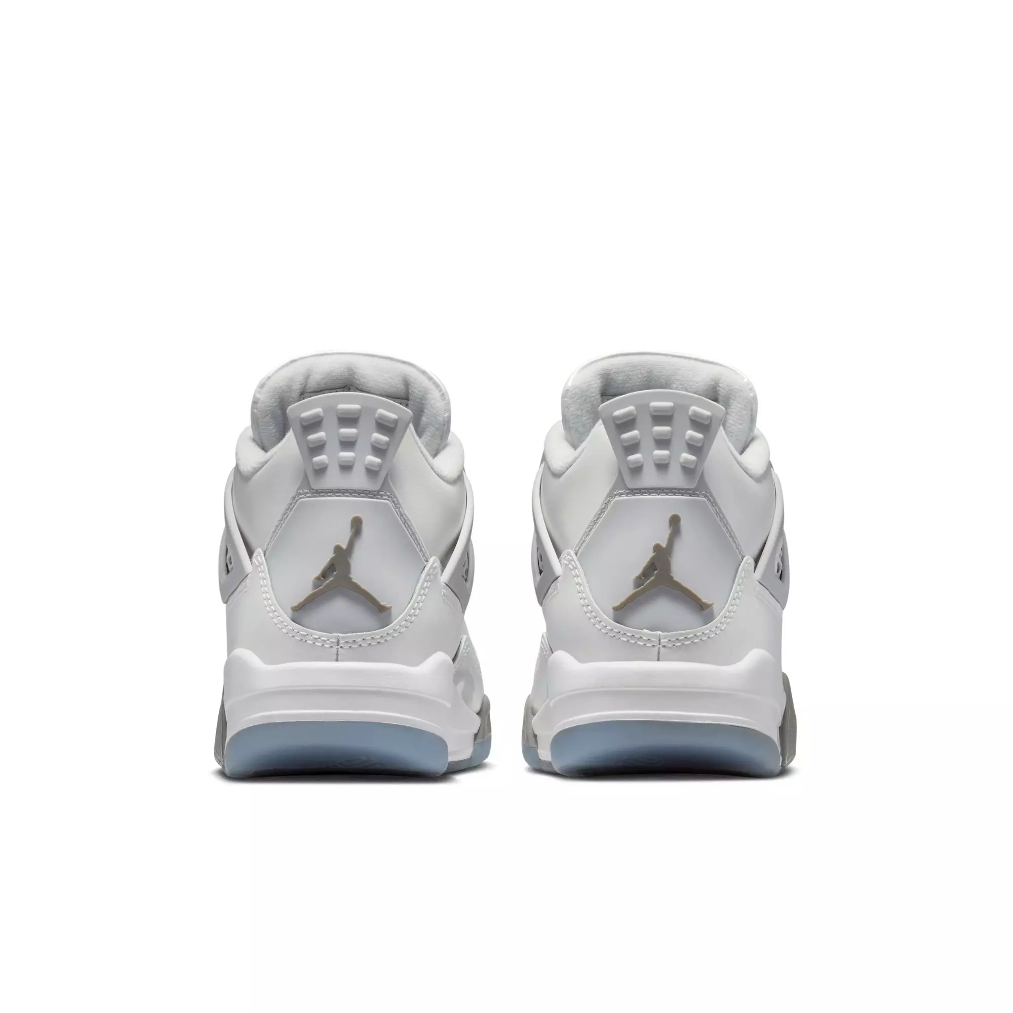 Jordan 4 Retro "Blue Chill" Grade School Kids' Shoe - PHOTON DUST/BLUE CHILL/FLAT PEWTER