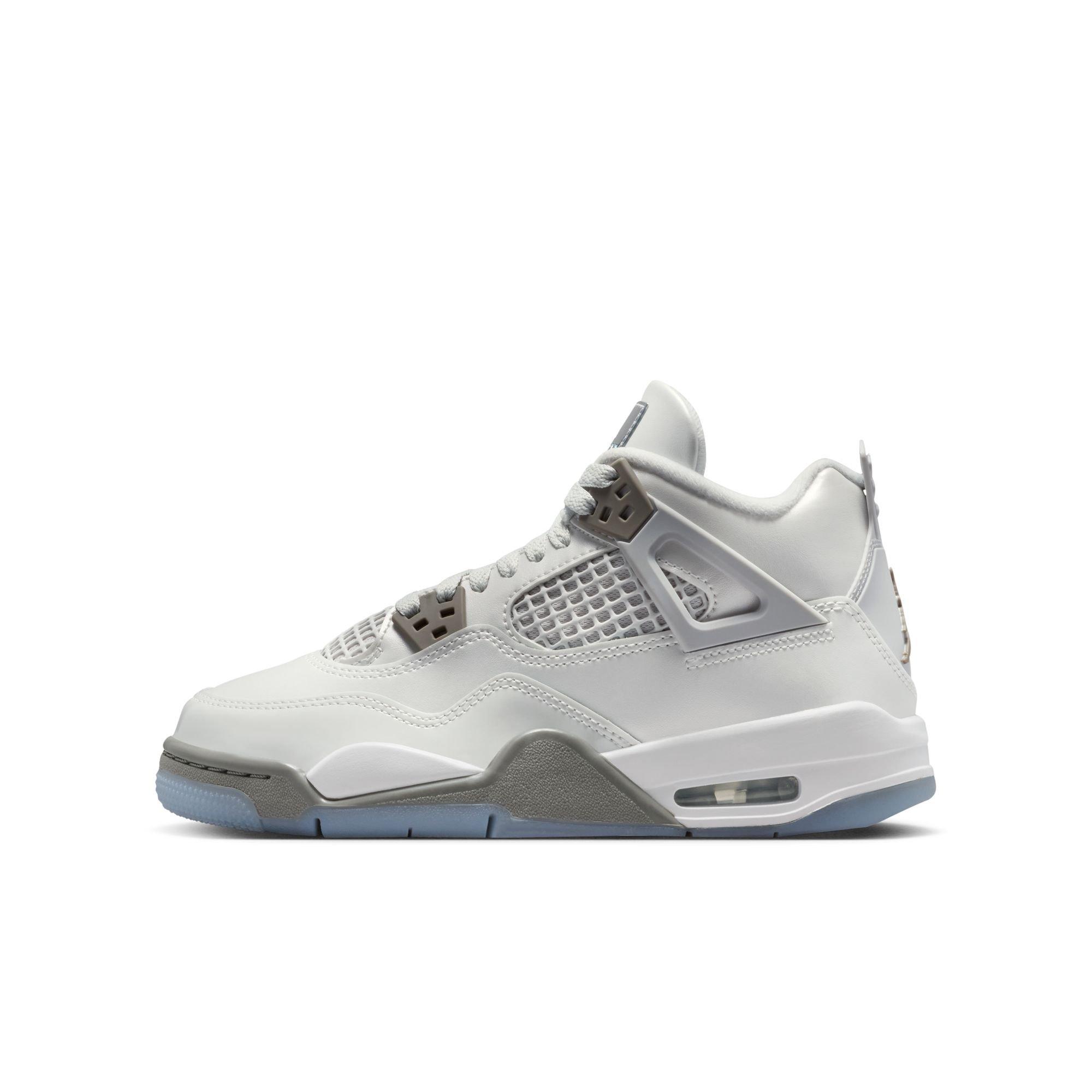 Jordan 4 Retro Grade School Kids' "Blue Chill" Shoe