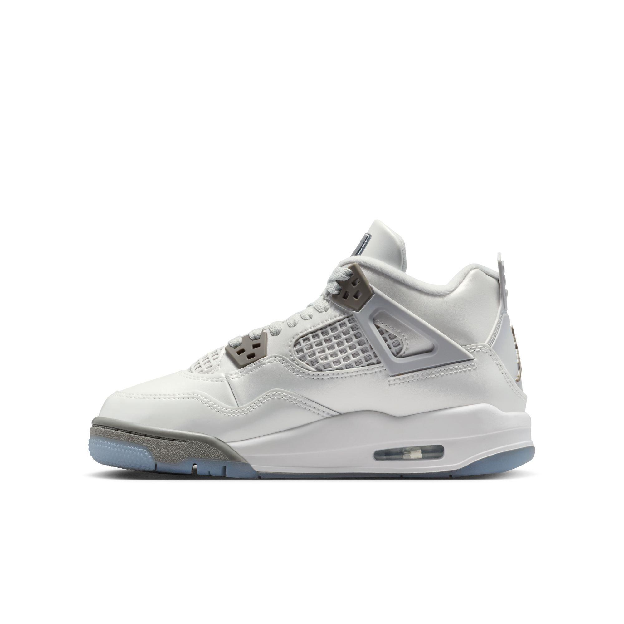 Jordan 4 Retro Grade School Kids' "Blue Chill" Shoe