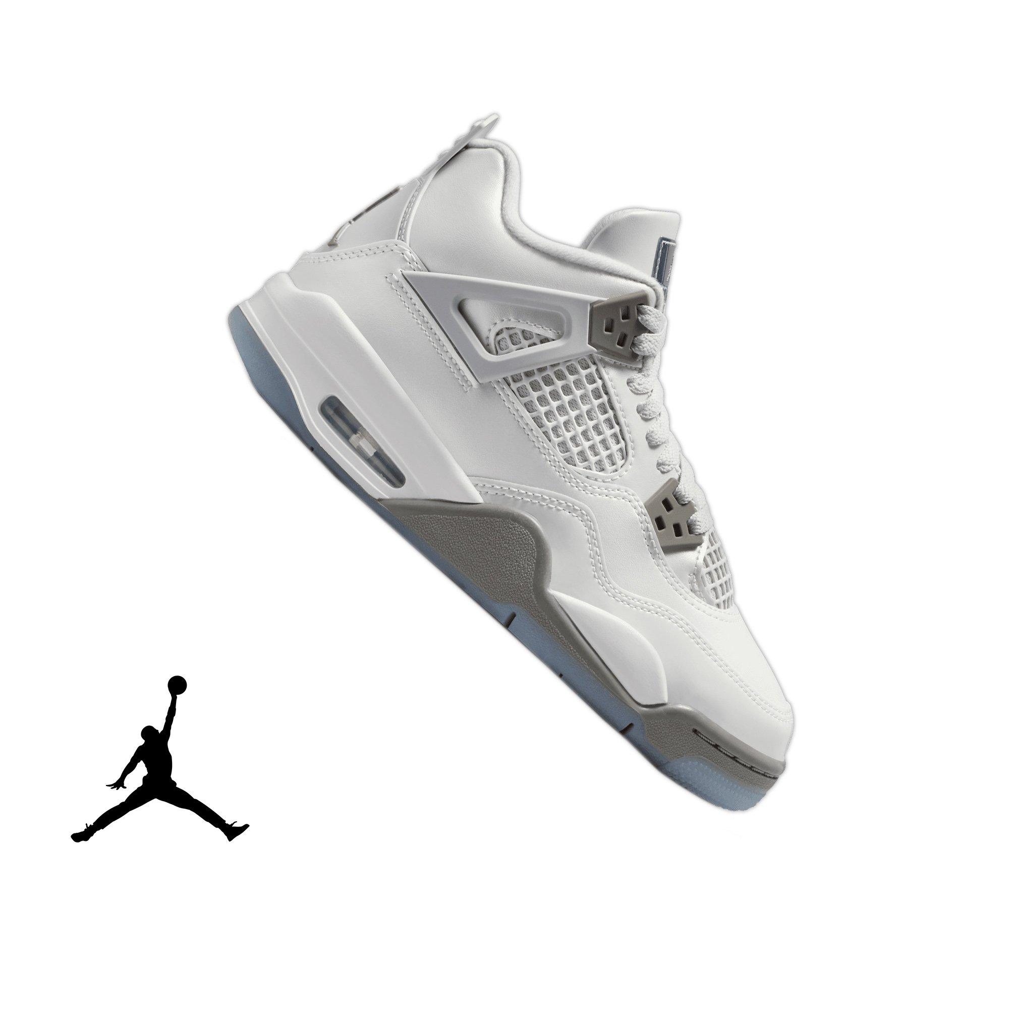 Jordan 4 Retro Grade School Kids' "Blue Chill" Shoe