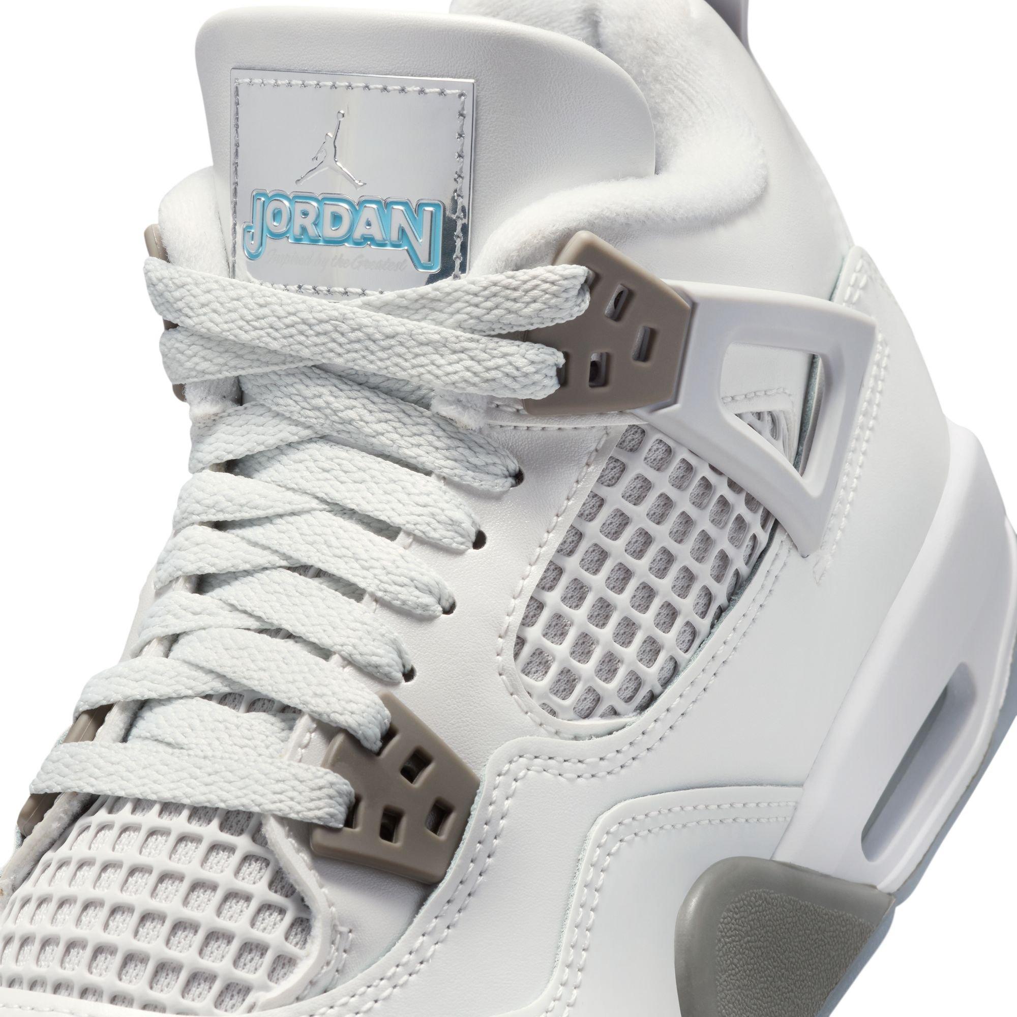 Jordan 4 Retro Grade School Kids' "Blue Chill" Shoe