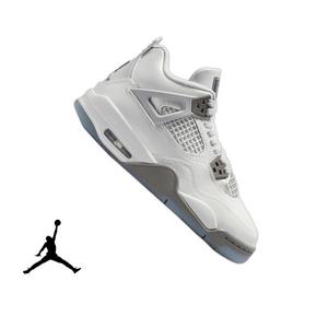 Jordan 4 Retro "Blue Chill" Grade School Kids' Shoe
