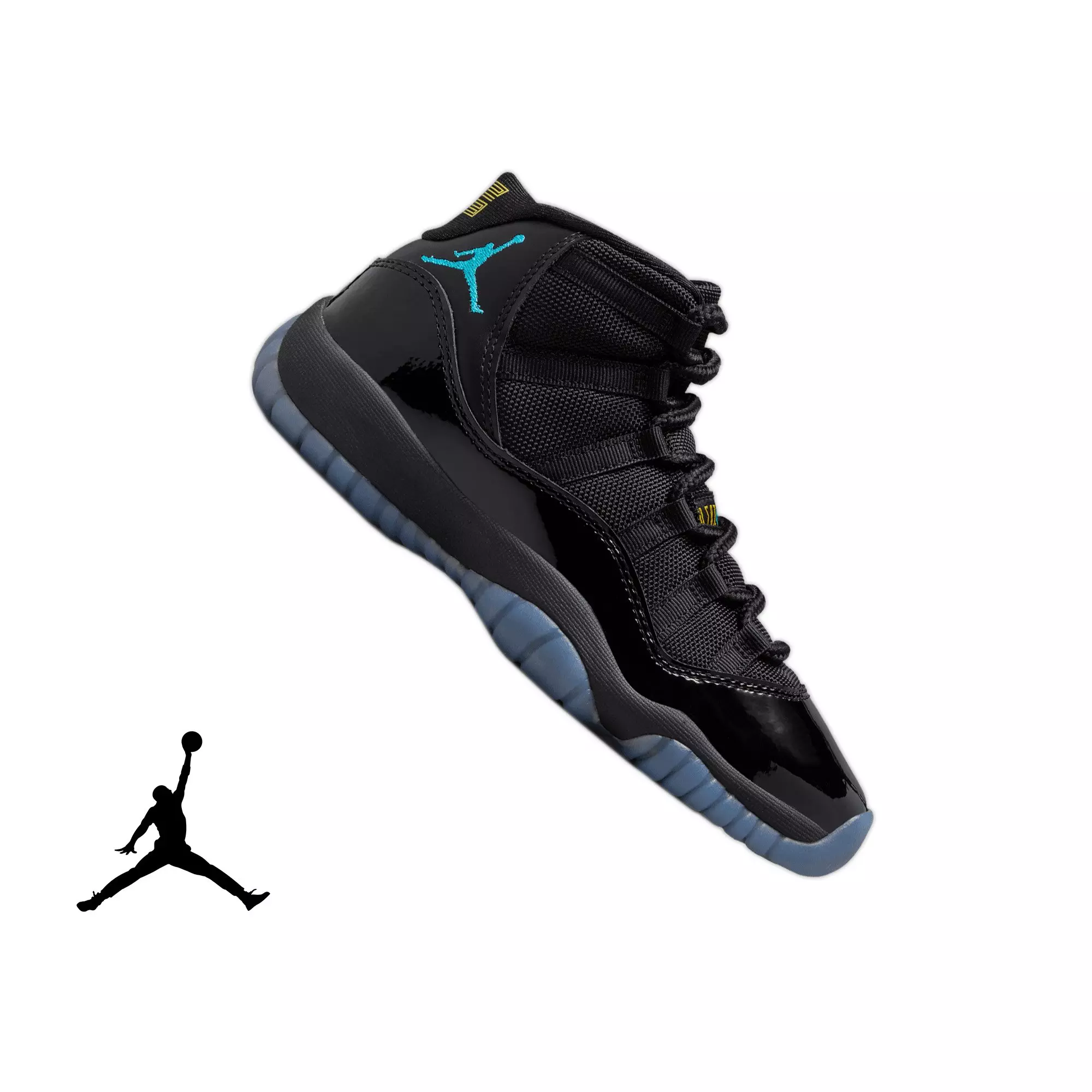 Jordan 11 Retro "Gamma" Grade School Kids' Shoe - GAMMA BLUE/BLACK/VARSITY MAIZE