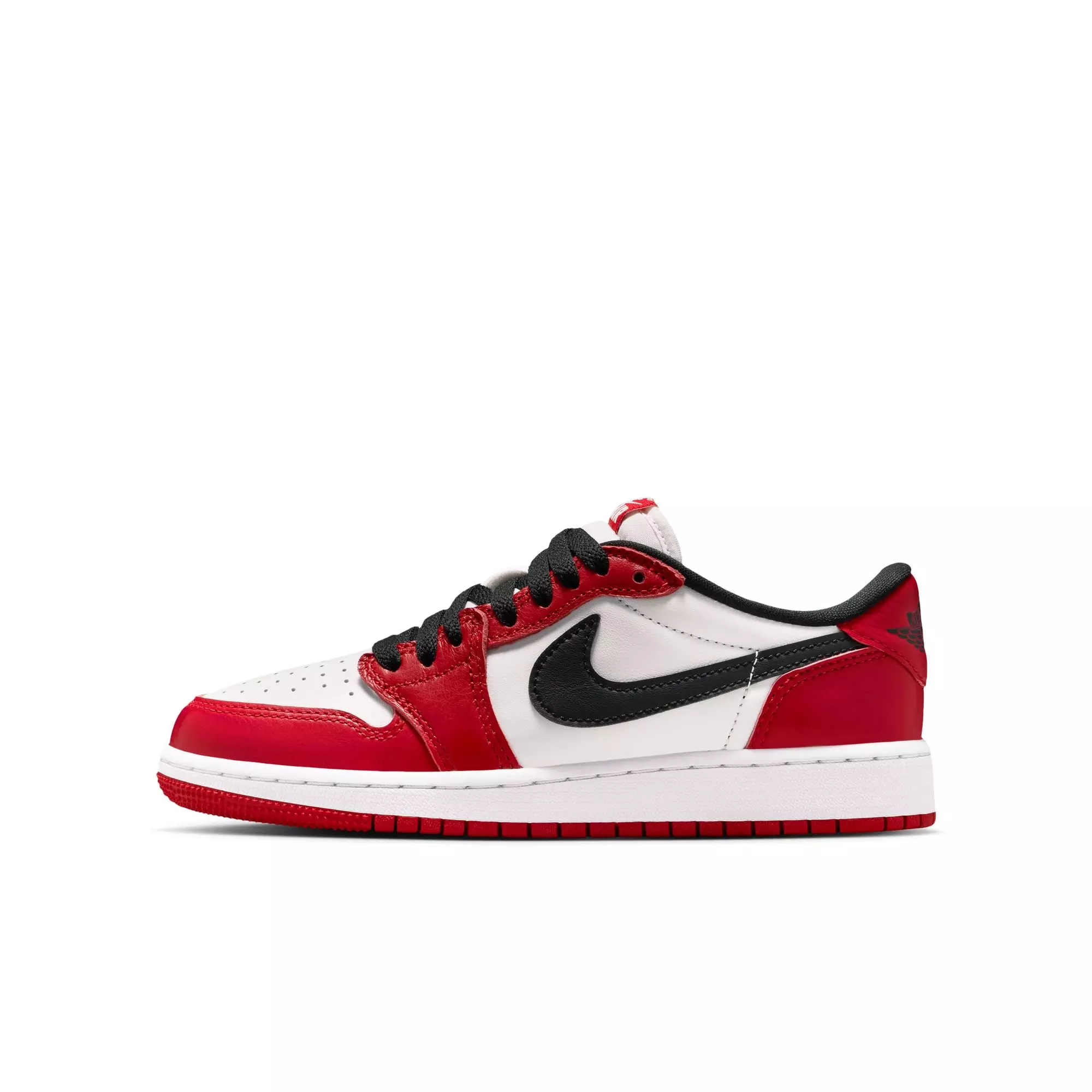 Jordan 1 Retro Low "Chicago" Grade School Kids' Shoe - VARSITY RED/BLACK/SUMMIT WHITE