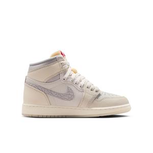 Jordan 1 Retro High OG "Elephant Swoosh" Grade School Kids' Shoe