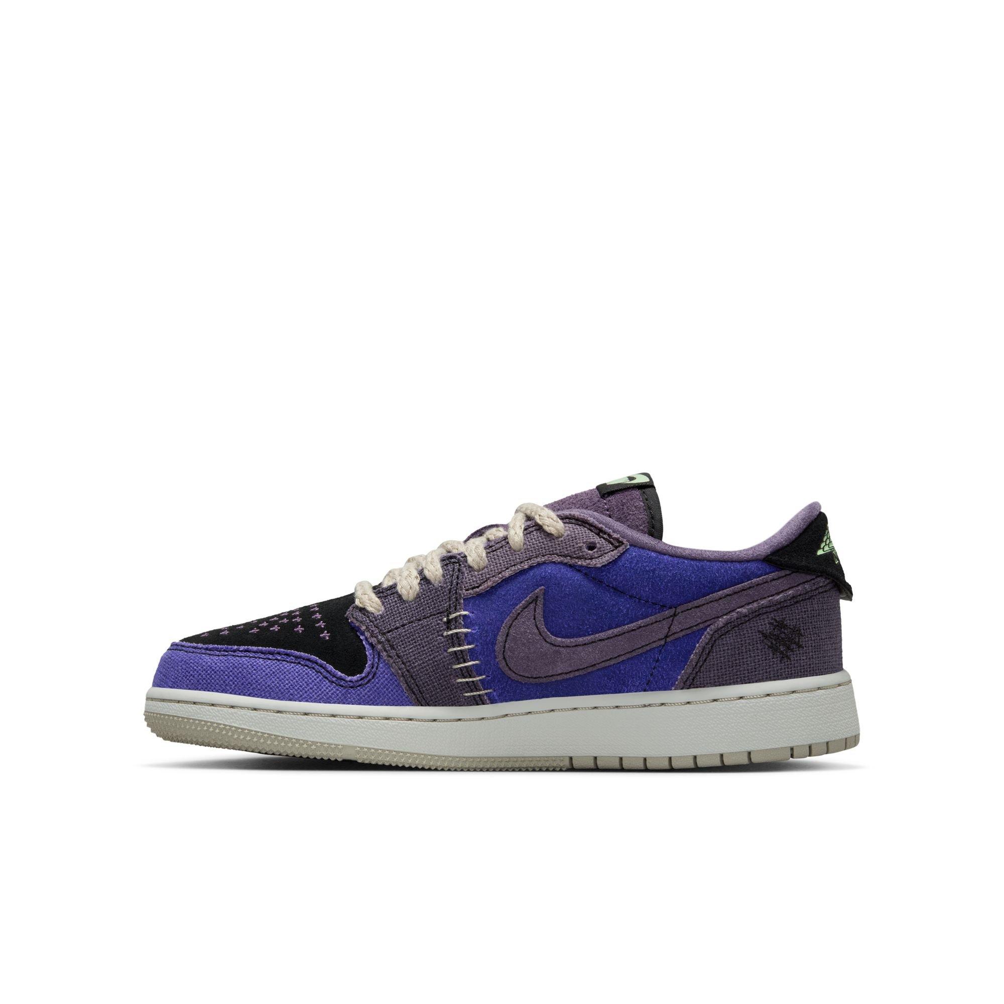 Jordan 1 Retro Low Grade School Kids' “Voodoo Alternate” Shoe