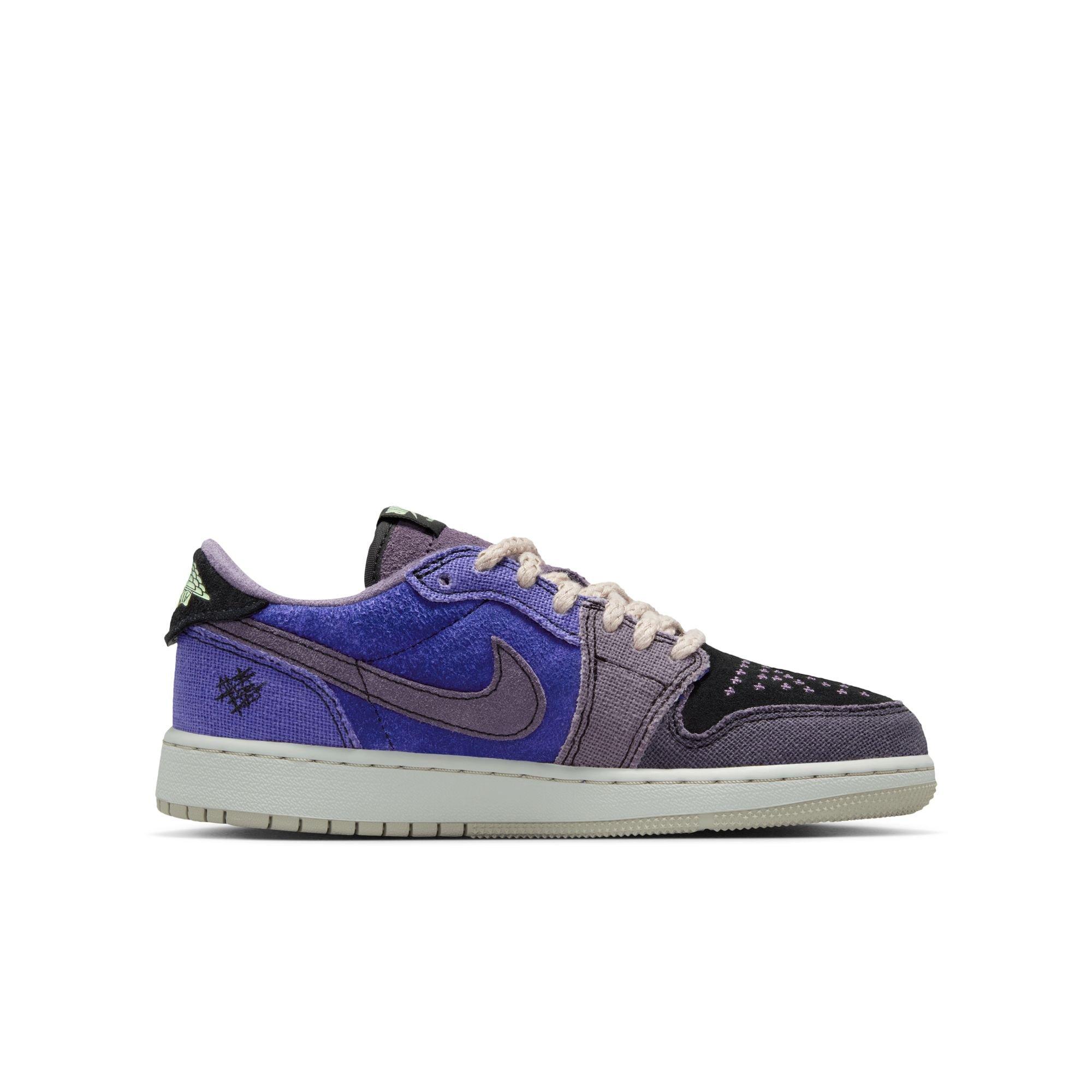Jordan 1 Retro Low Grade School Kids' “Voodoo Alternate” Shoe