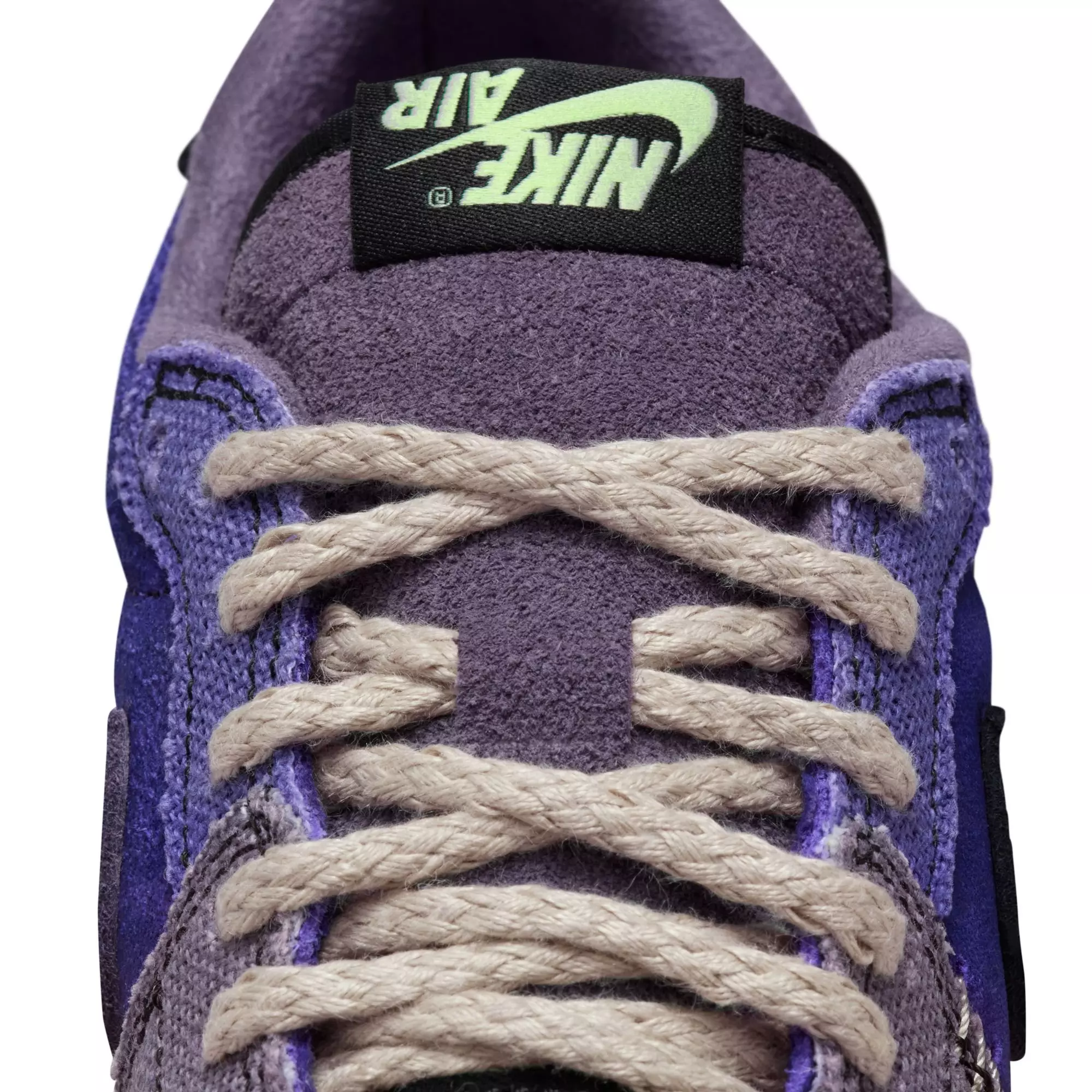 Jordan 1 Retro Low “Voodoo Alternate” Grade School Kids' Shoe - REGENCY PURPLE/VAPOR GREEN/BLACK