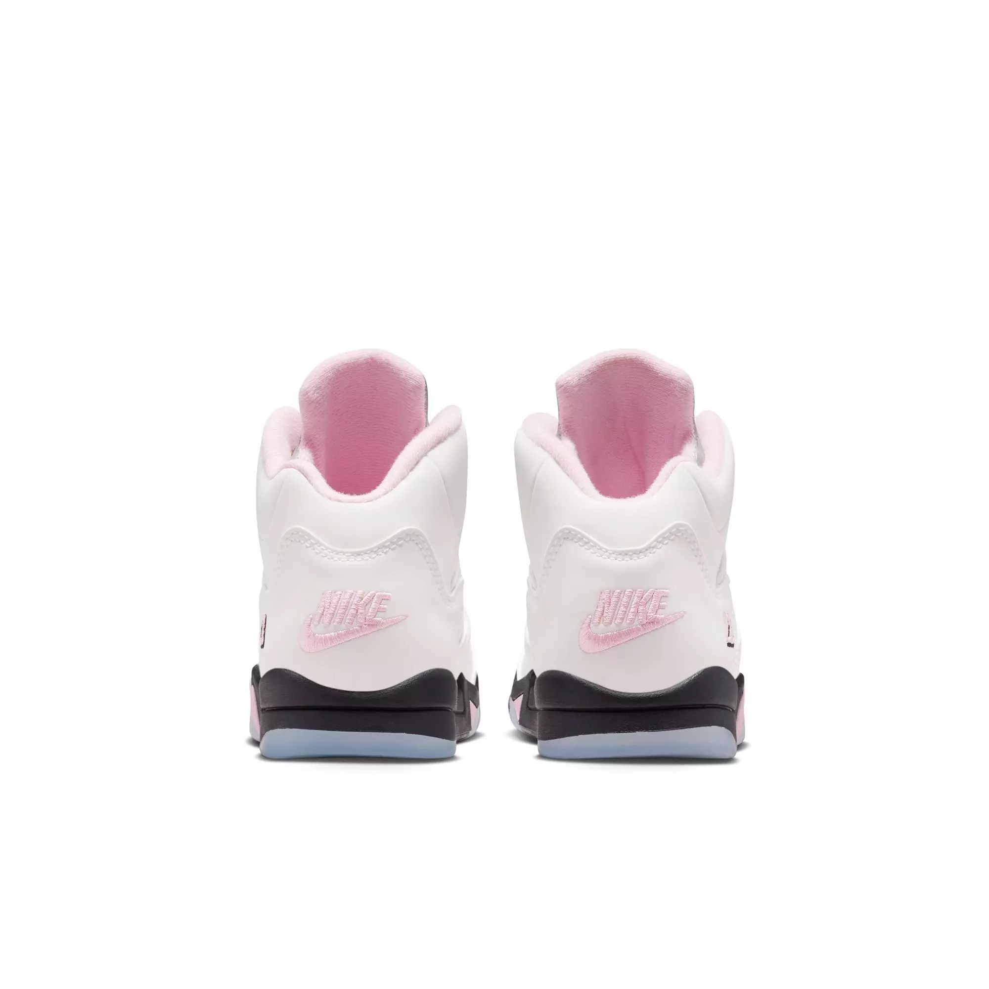 Jordan 5 Retro "Medium Soft Pink" Preschool Kids' Shoe - WHITE/SOFT PINK/BLACK