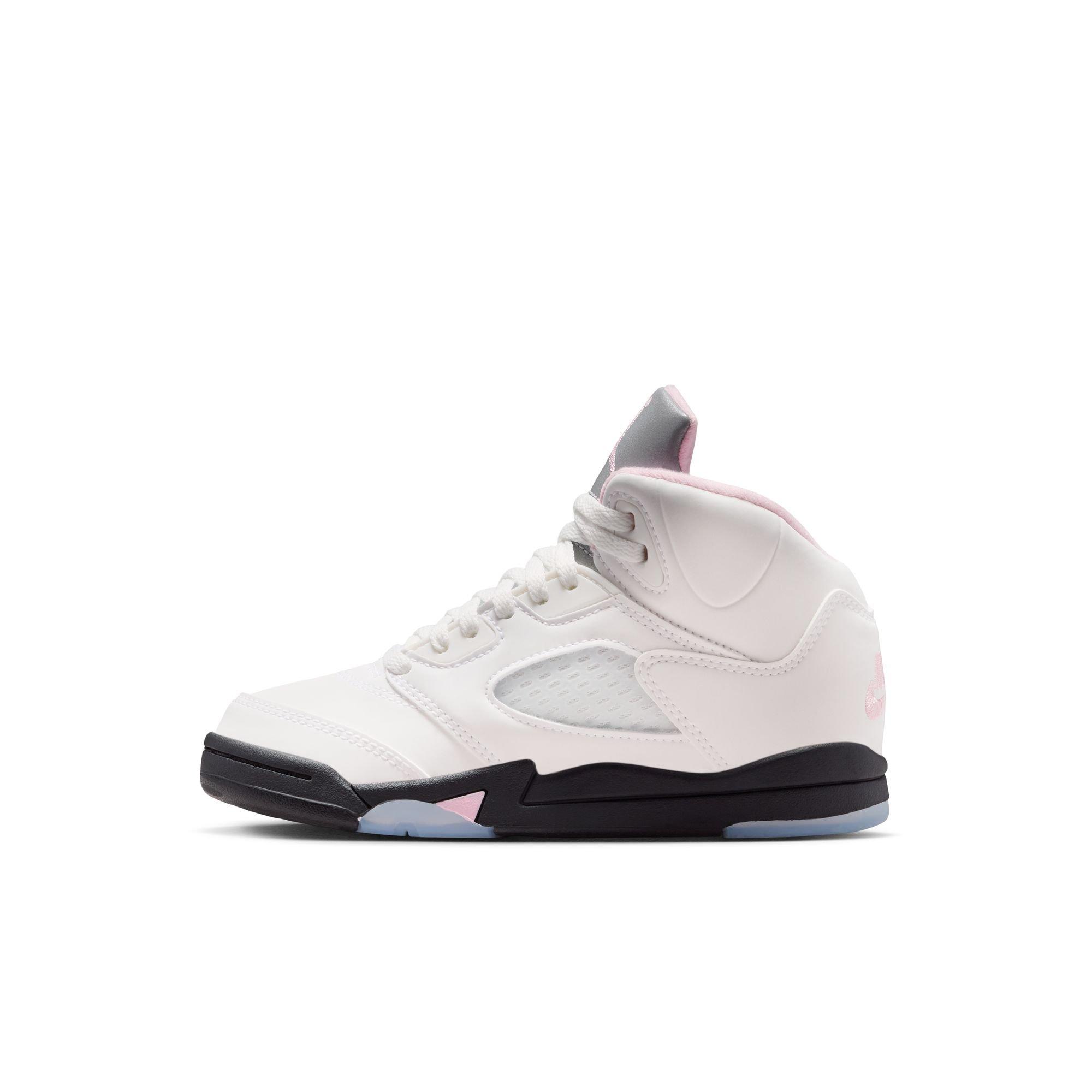 Jordan 5 Retro Preschool Kids' "Medium Soft Pink" Shoe