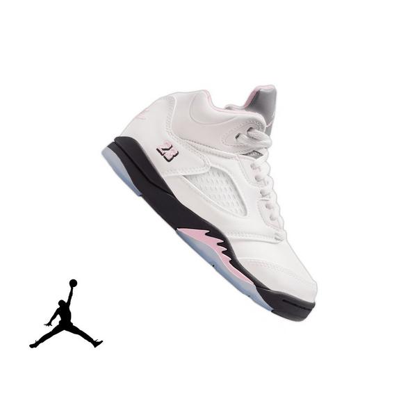 Jordan 5 Retro "Medium Soft Pink" Preschool Kids' Shoe