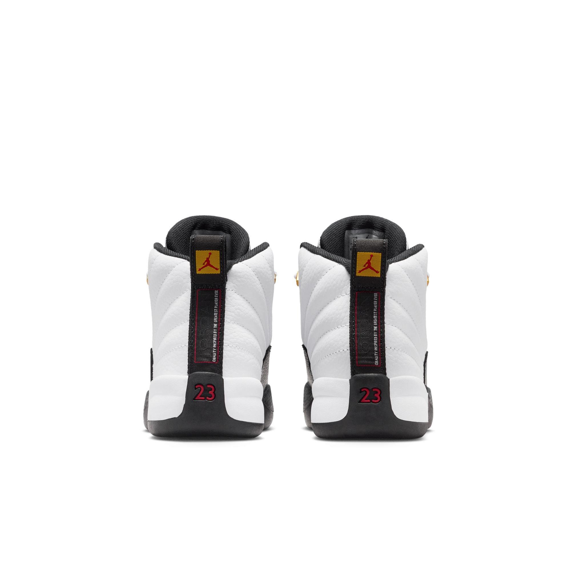 Jordan 12 Retro Preschool Kids' "Taxi" Shoe