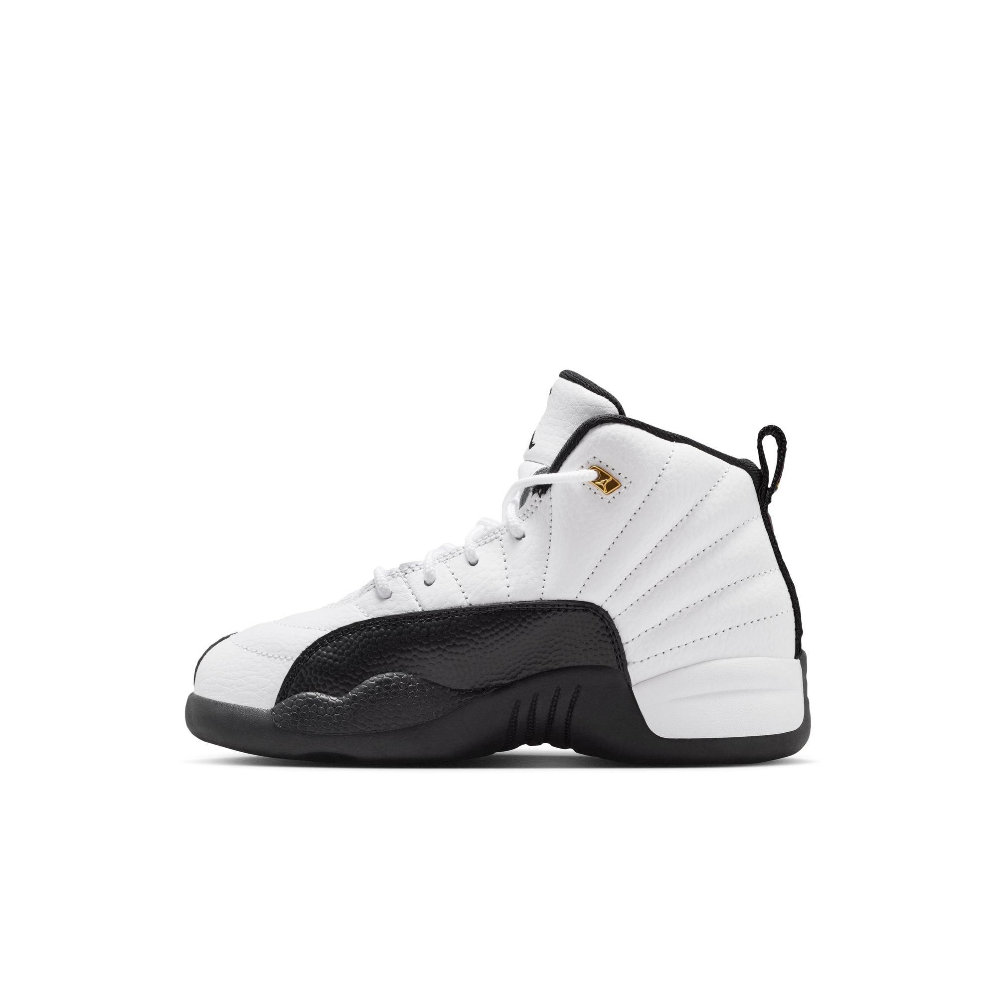 Jordan 12 Retro Preschool Kids' "Taxi" Shoe