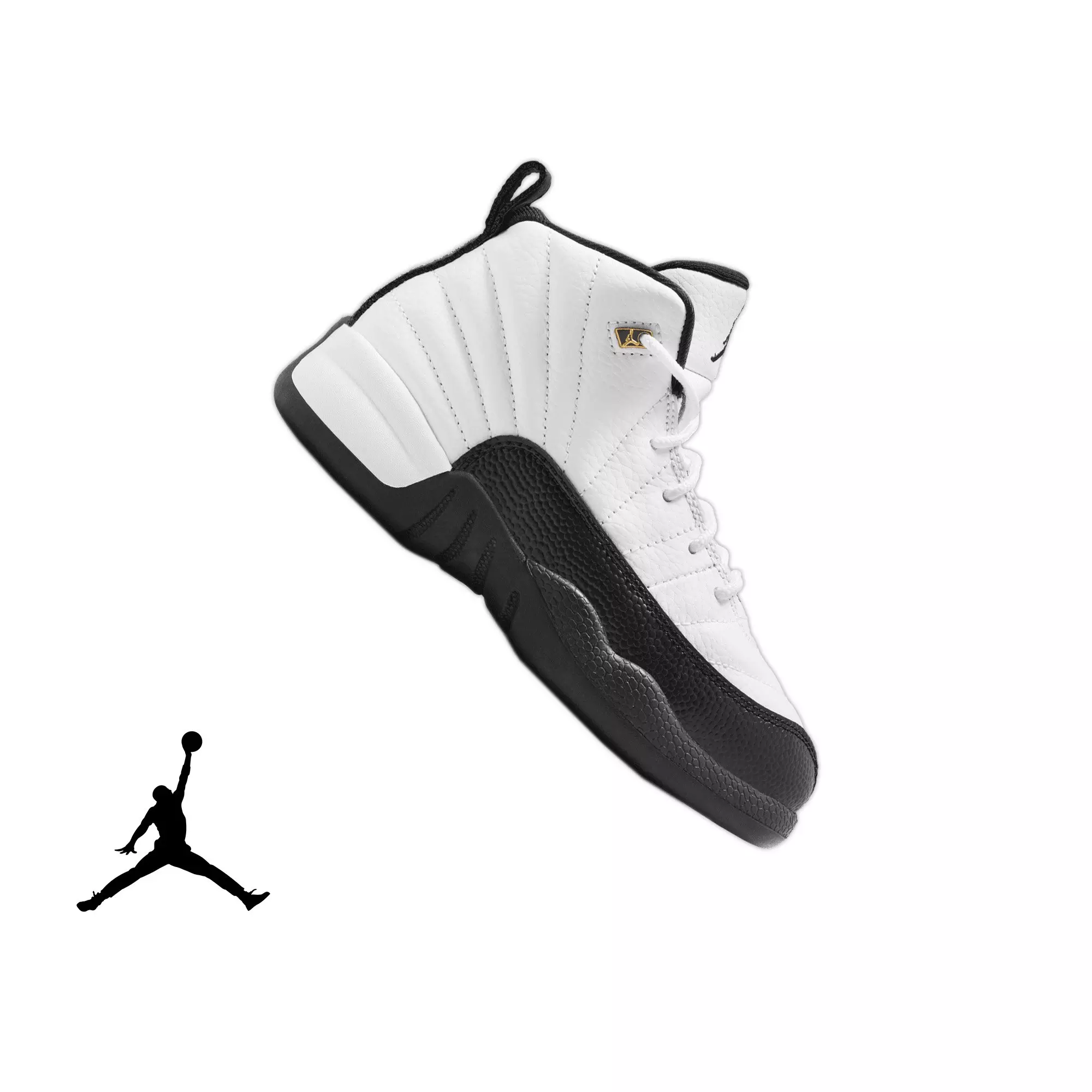 Jordan 12 Retro "Taxi" Preschool Kids' Shoe - WHITE/BLACK/TAXI