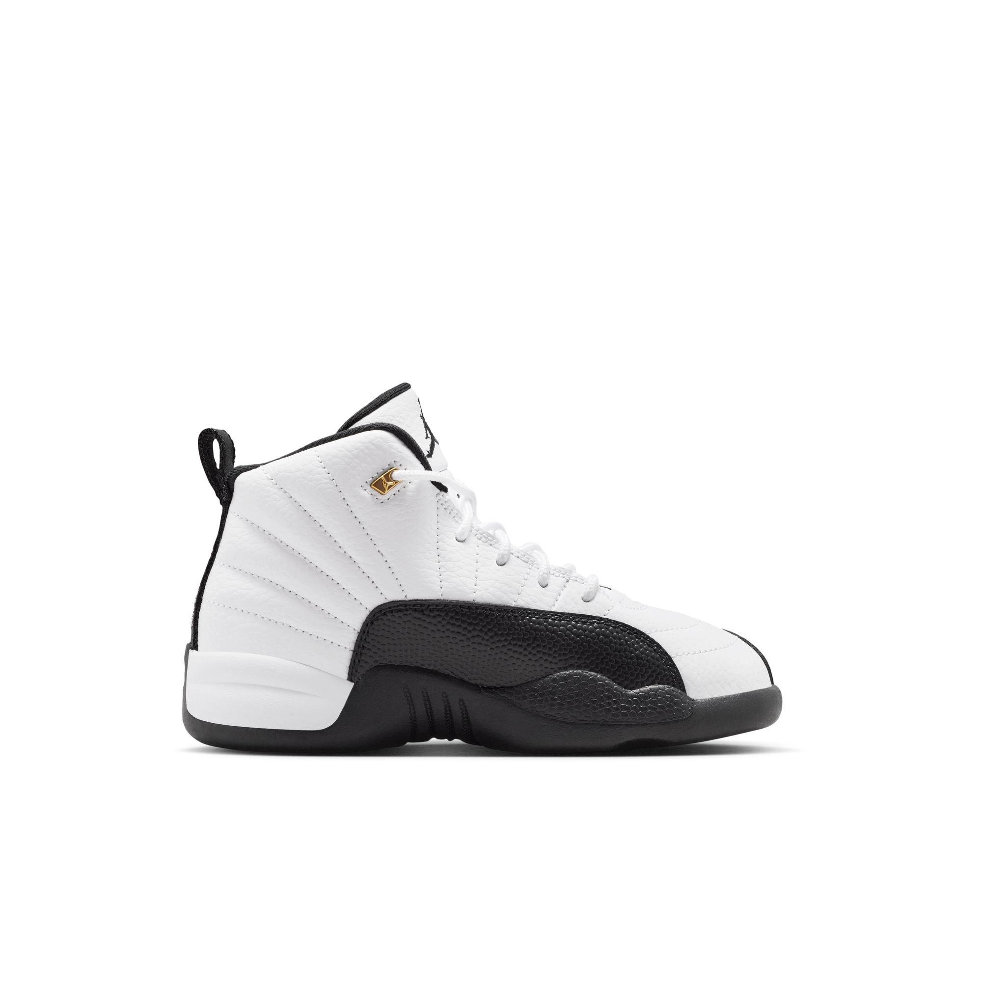 Jordan 12 Retro Preschool Kids' "Taxi" Shoe