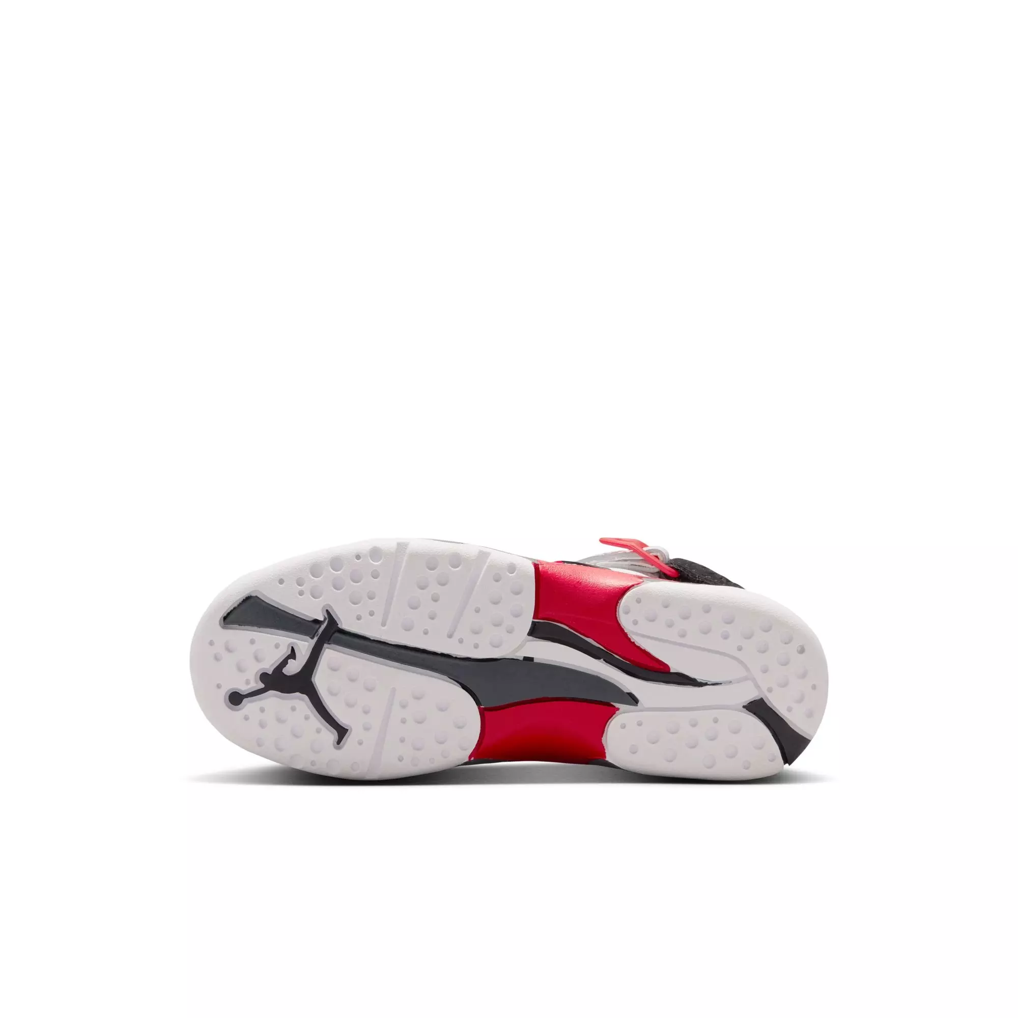 Jordan 8 Retro "White and True Red" Preschool Kids' Shoe - WHITE/BLACK/RED
